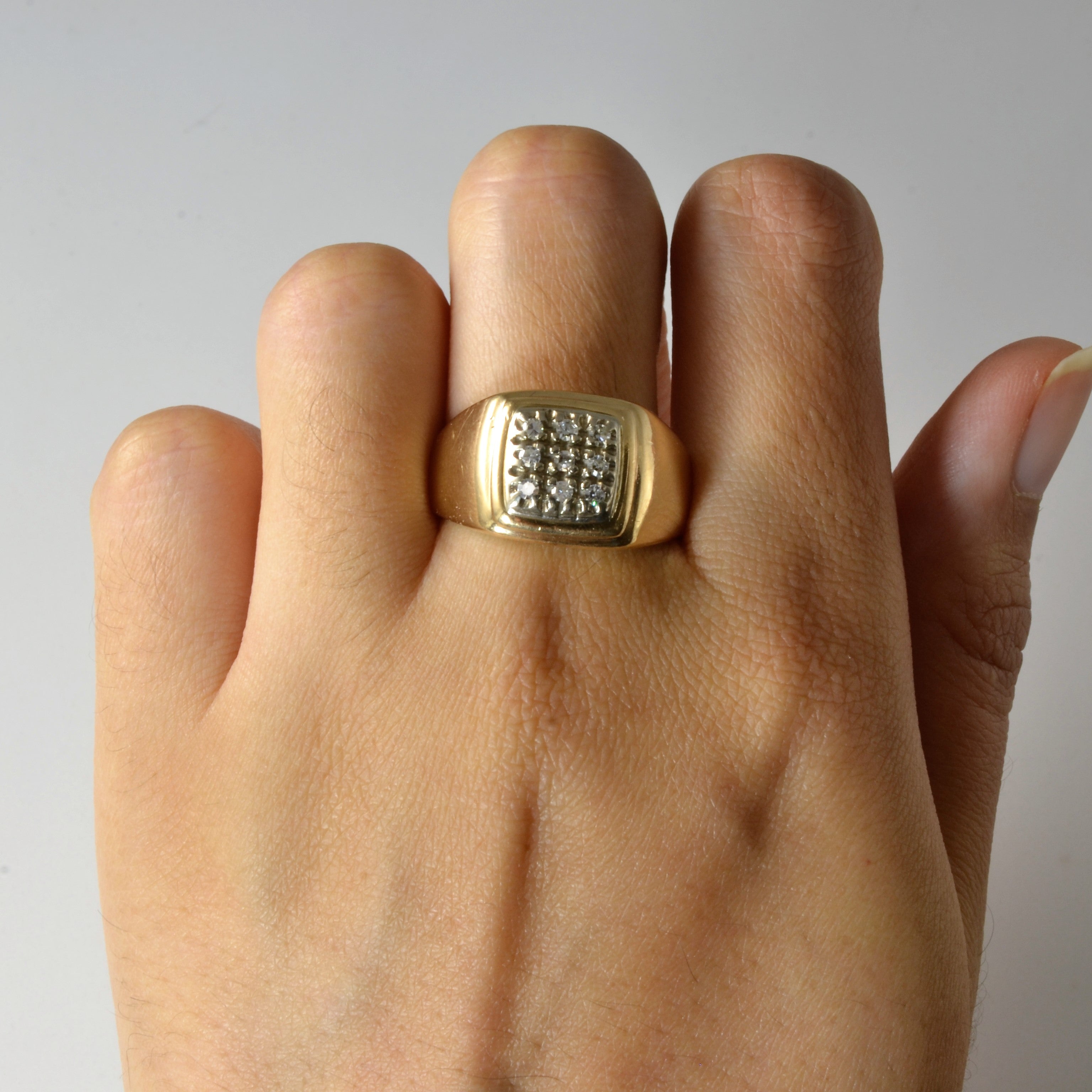 Cluster Set Diamond Ring | 0.16ctw | SZ 10.75 |