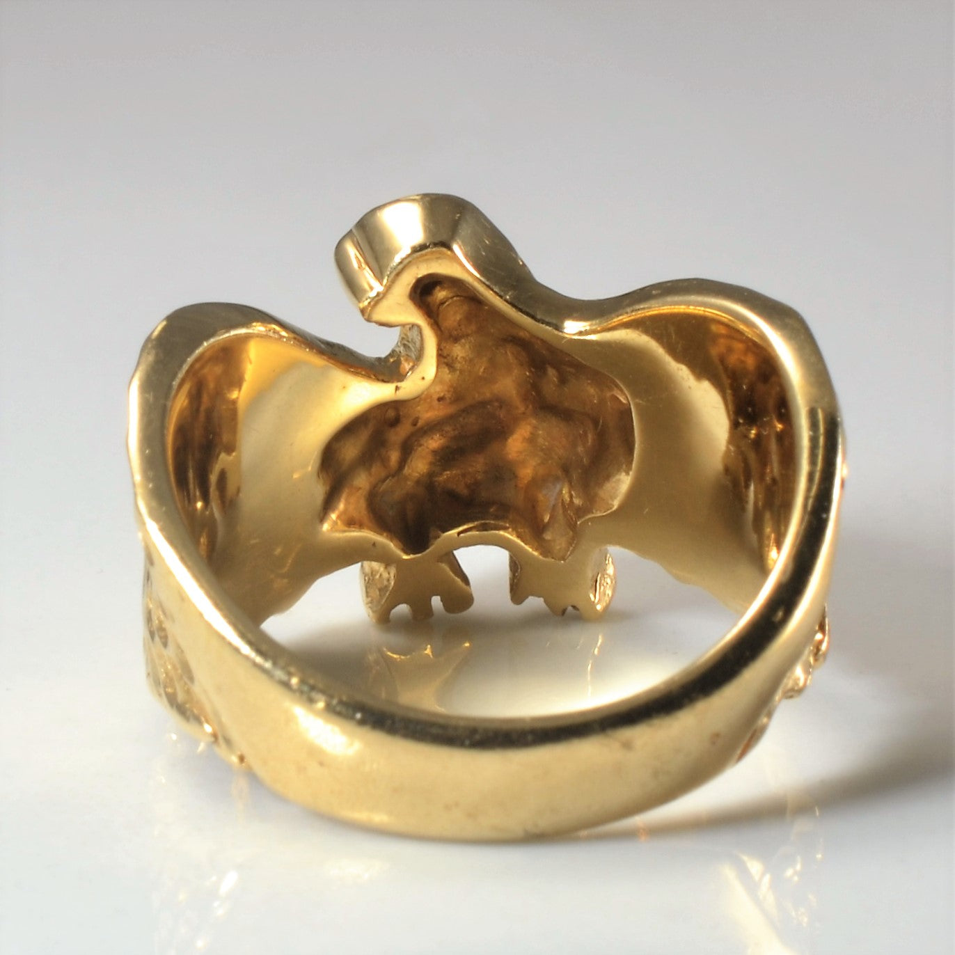 Bague Aigle d'or | 0,015 ct | Taille 8,75 |
