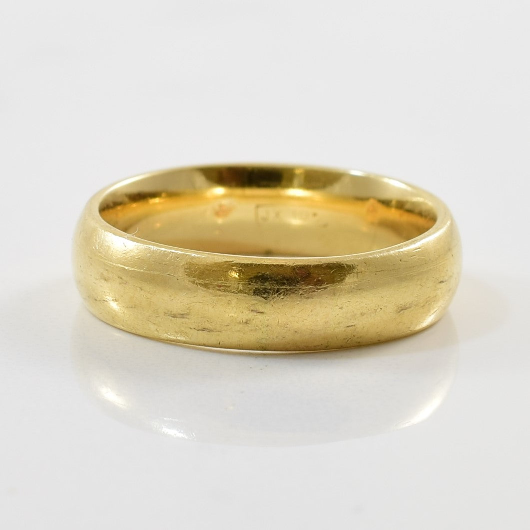 Yellow Gold Band | SZ 5.5 |