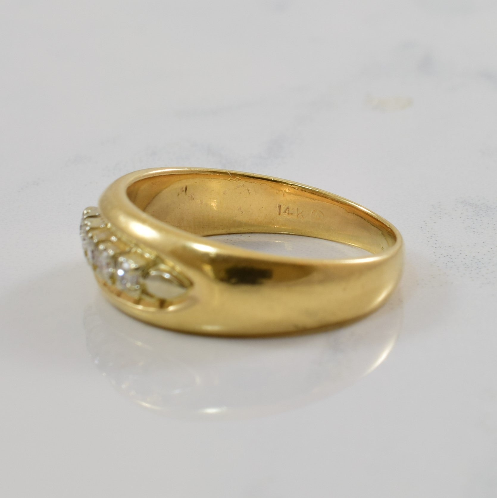 Five Stone Diamond Ring | 0.10ctw | SZ 7.5 |