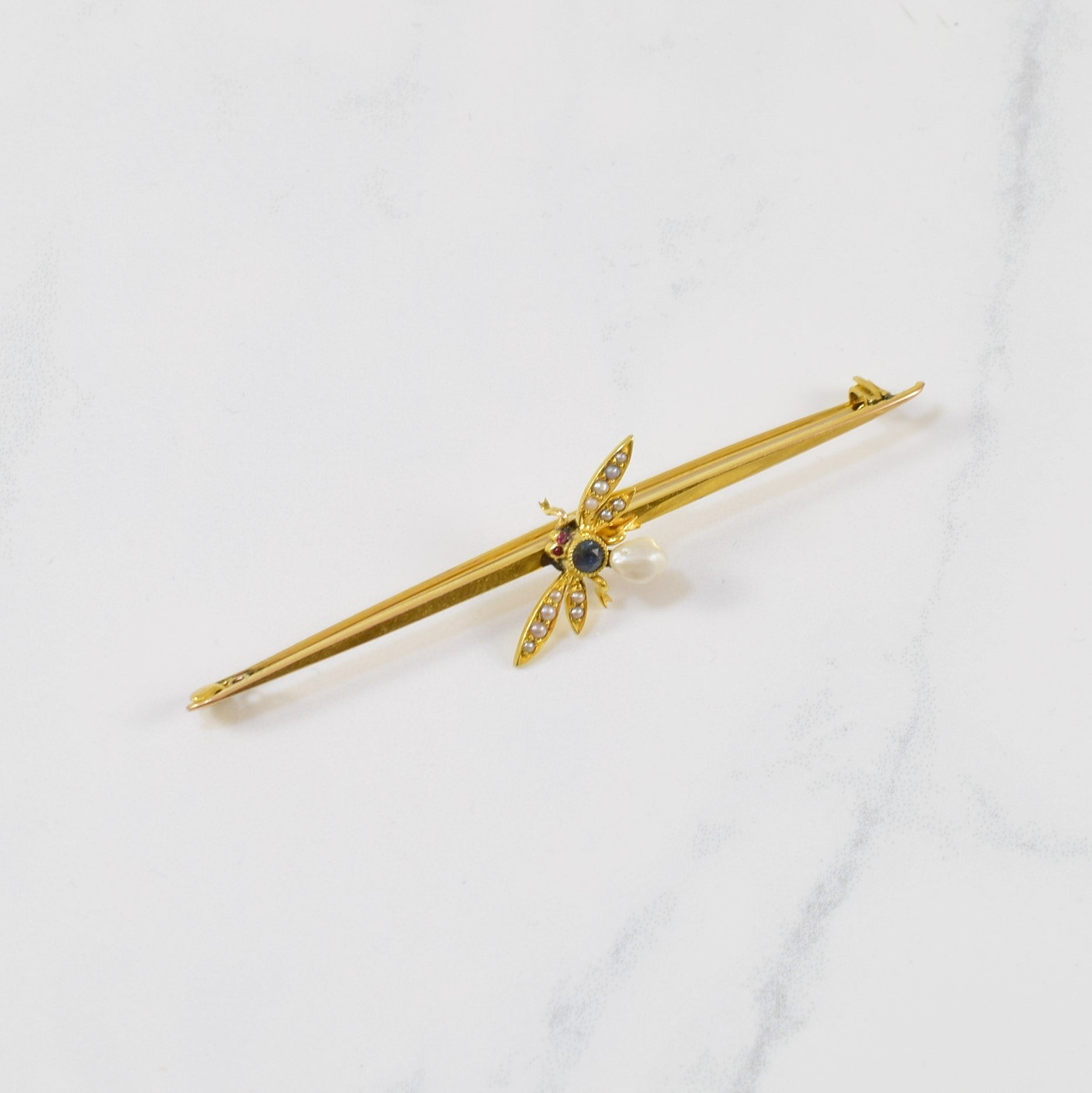 Art Nouveau Critter Brooch | 0.80ctw, 0.15ct |