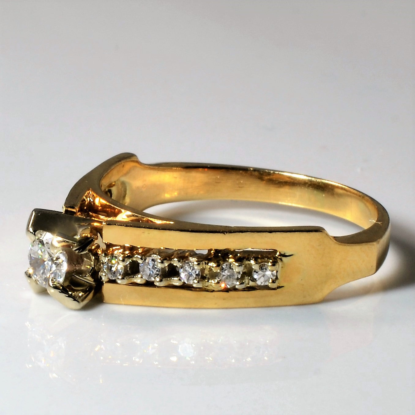 Tapered Shank Diamond Ring | 0.43ctw | SZ 8.25 |