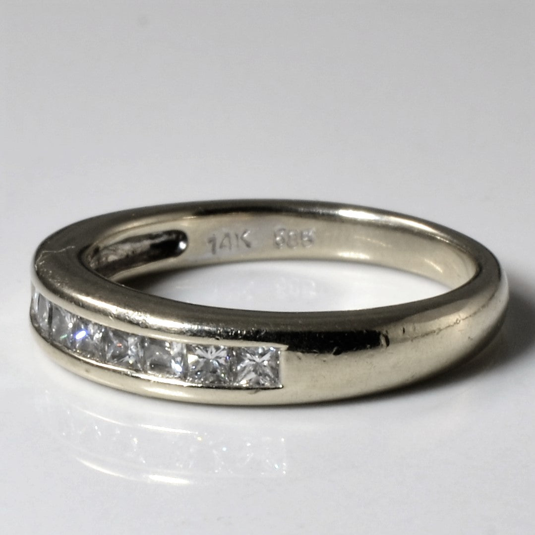 Channel Set Princess Diamond Band | 0.32ctw | SZ 4.5 |
