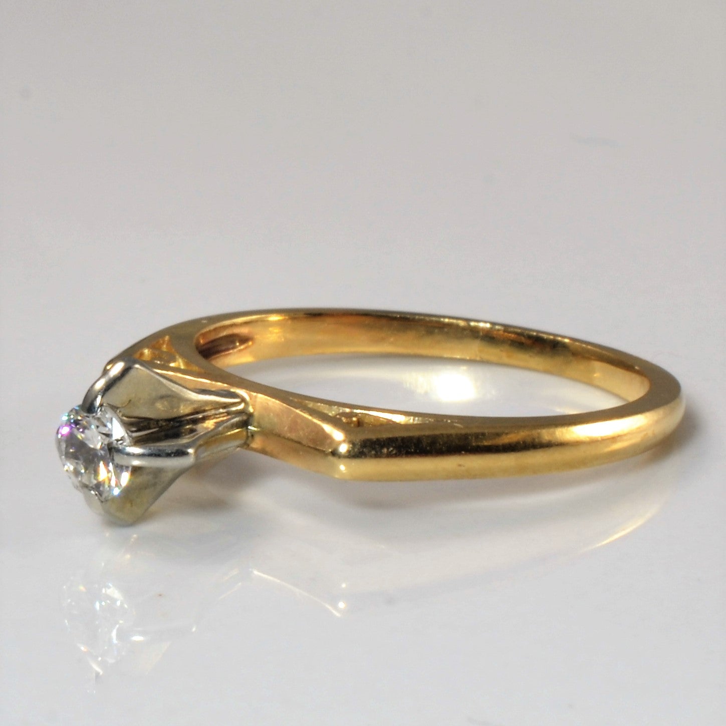 High Set Diamond Promise Ring | 0.12ct | SZ 5 |