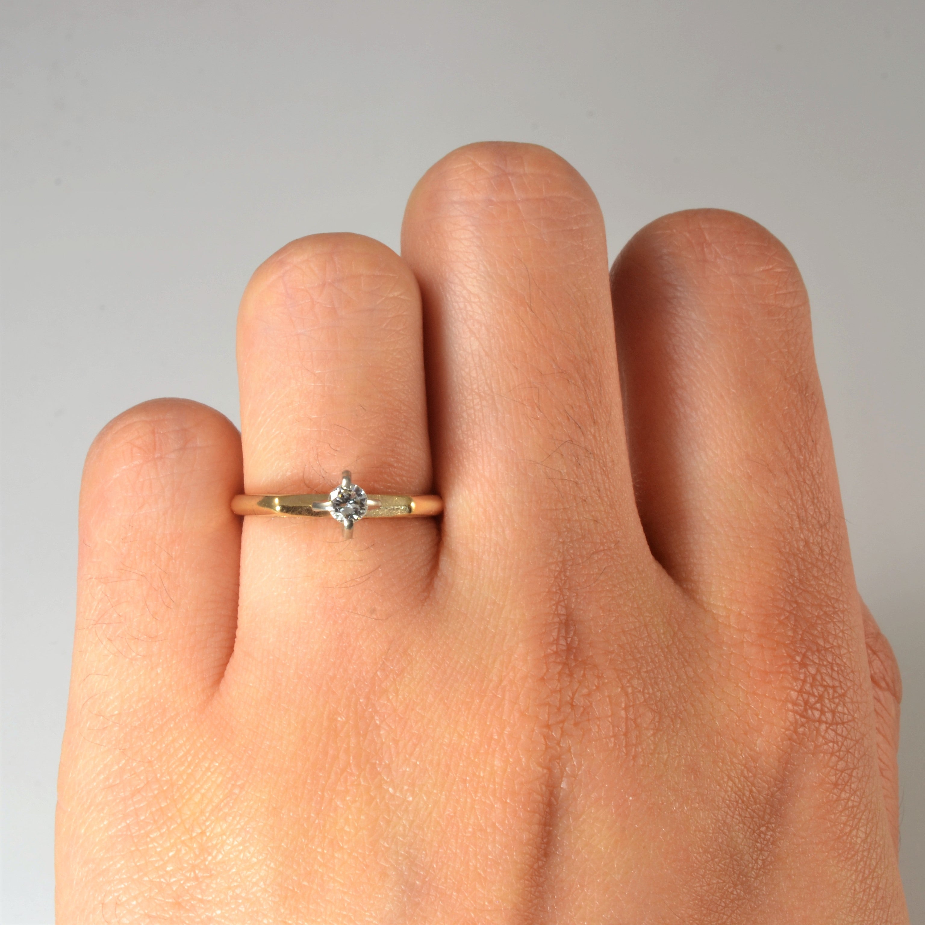 High Set Diamond Promise Ring | 0.12ct | SZ 5 |