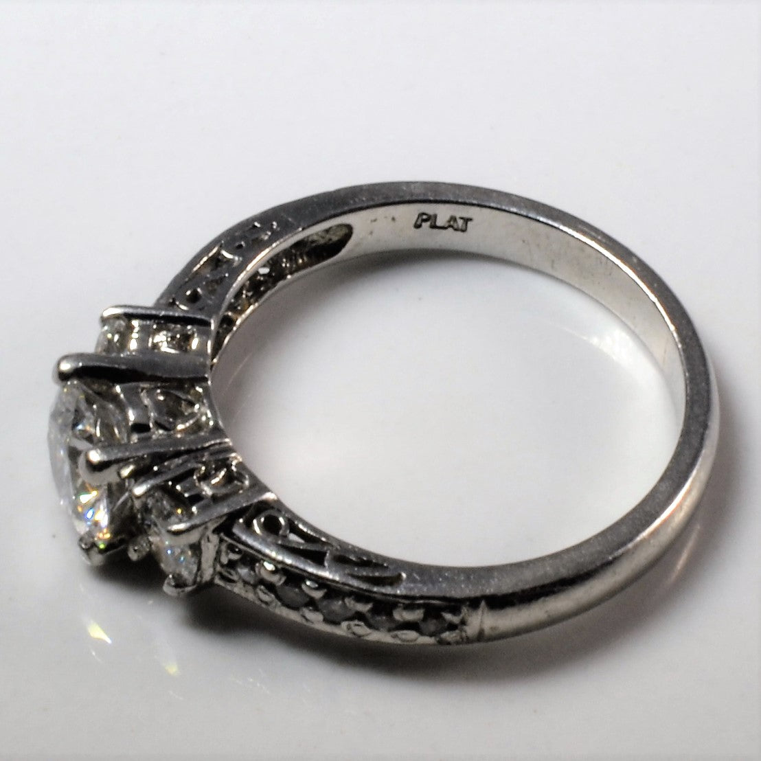 Three Stone Diamond Engagement Ring | 1.16ctw | SZ 5.5 |