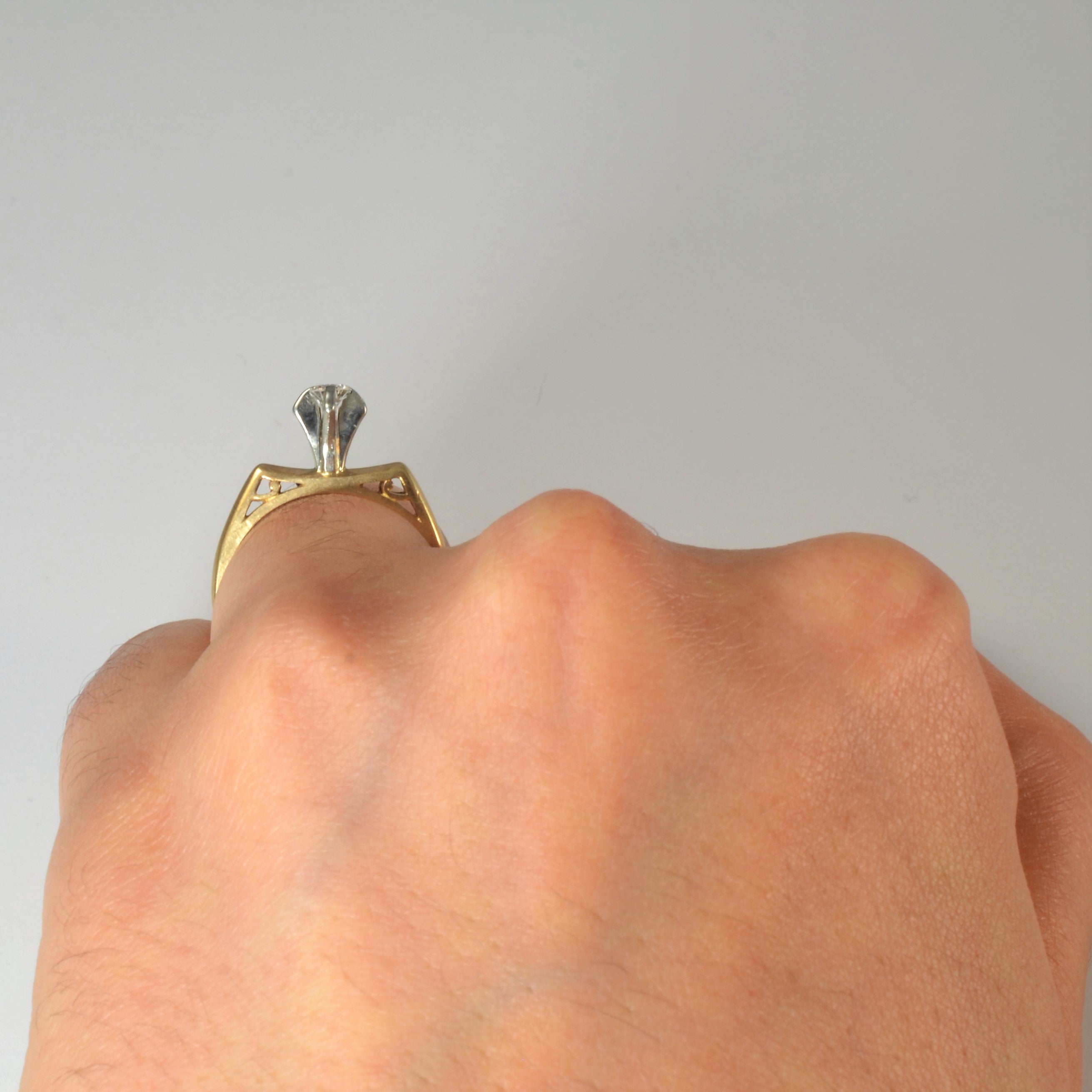 High Set Diamond Promise Ring | 0.12ct | SZ 5 |