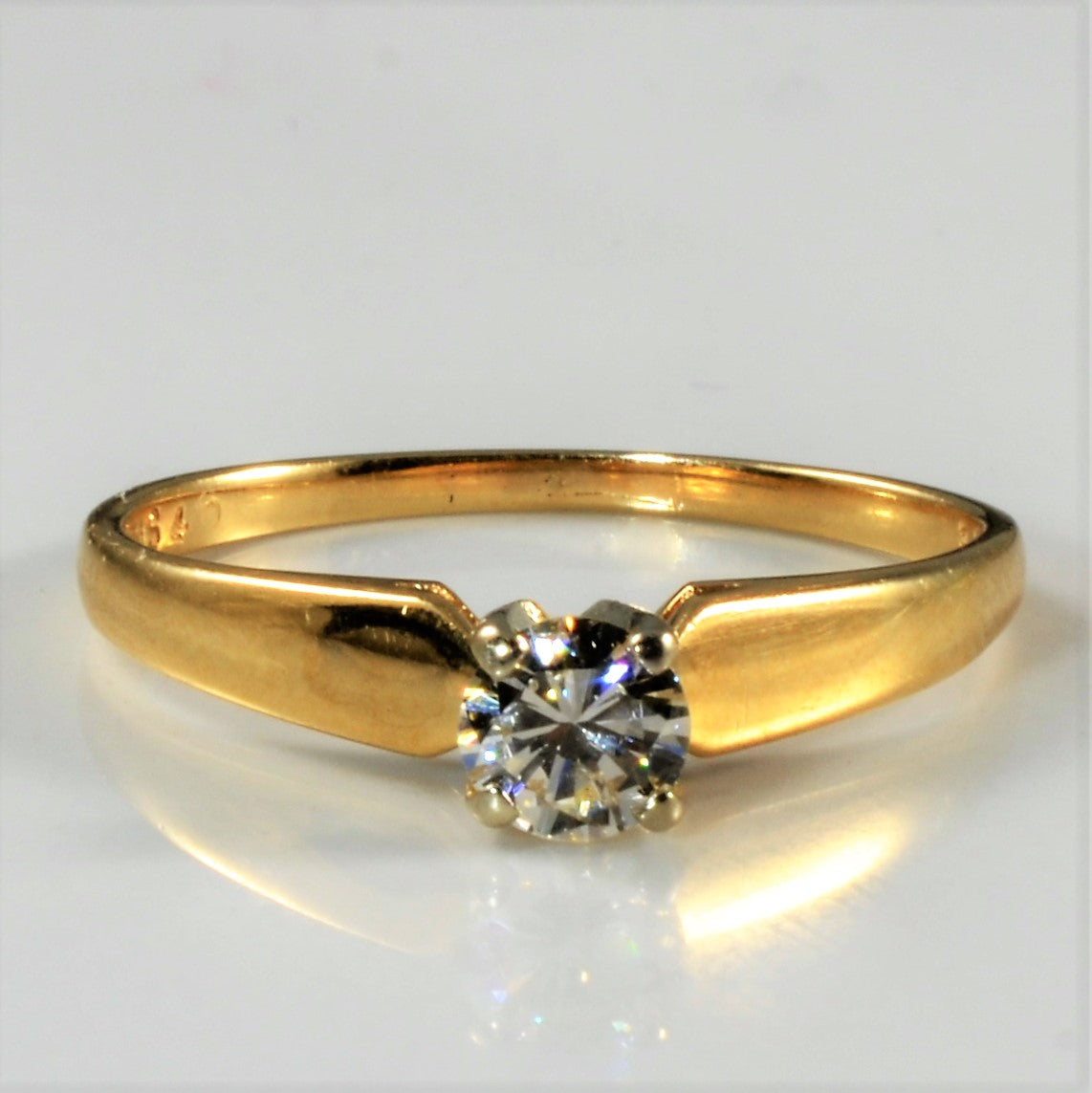 Solitaire Diamond Ring | 0.40ct | SZ 8.75 |