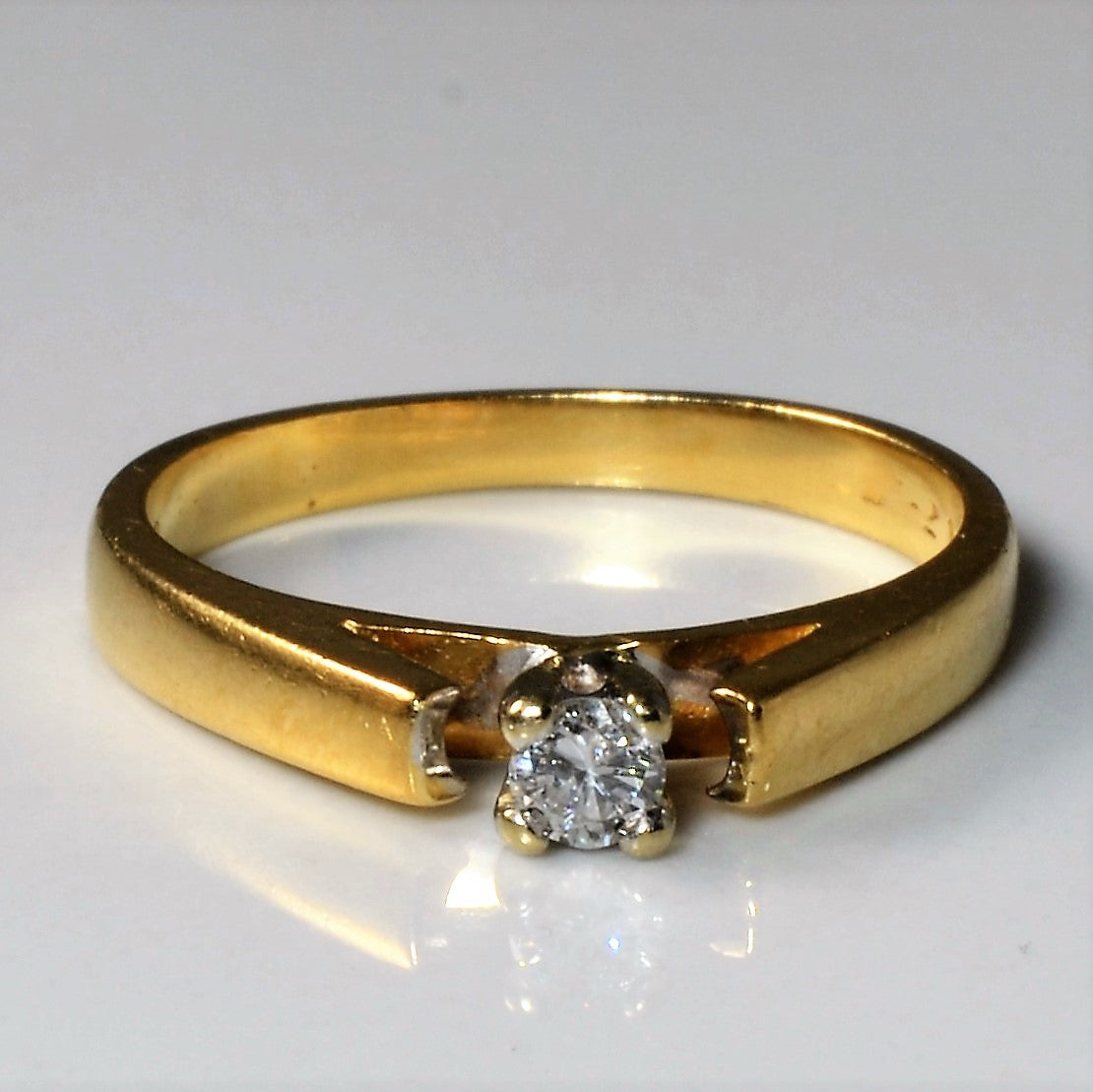 Solitaire Diamond Ring | 0.12ct | SZ 6 |