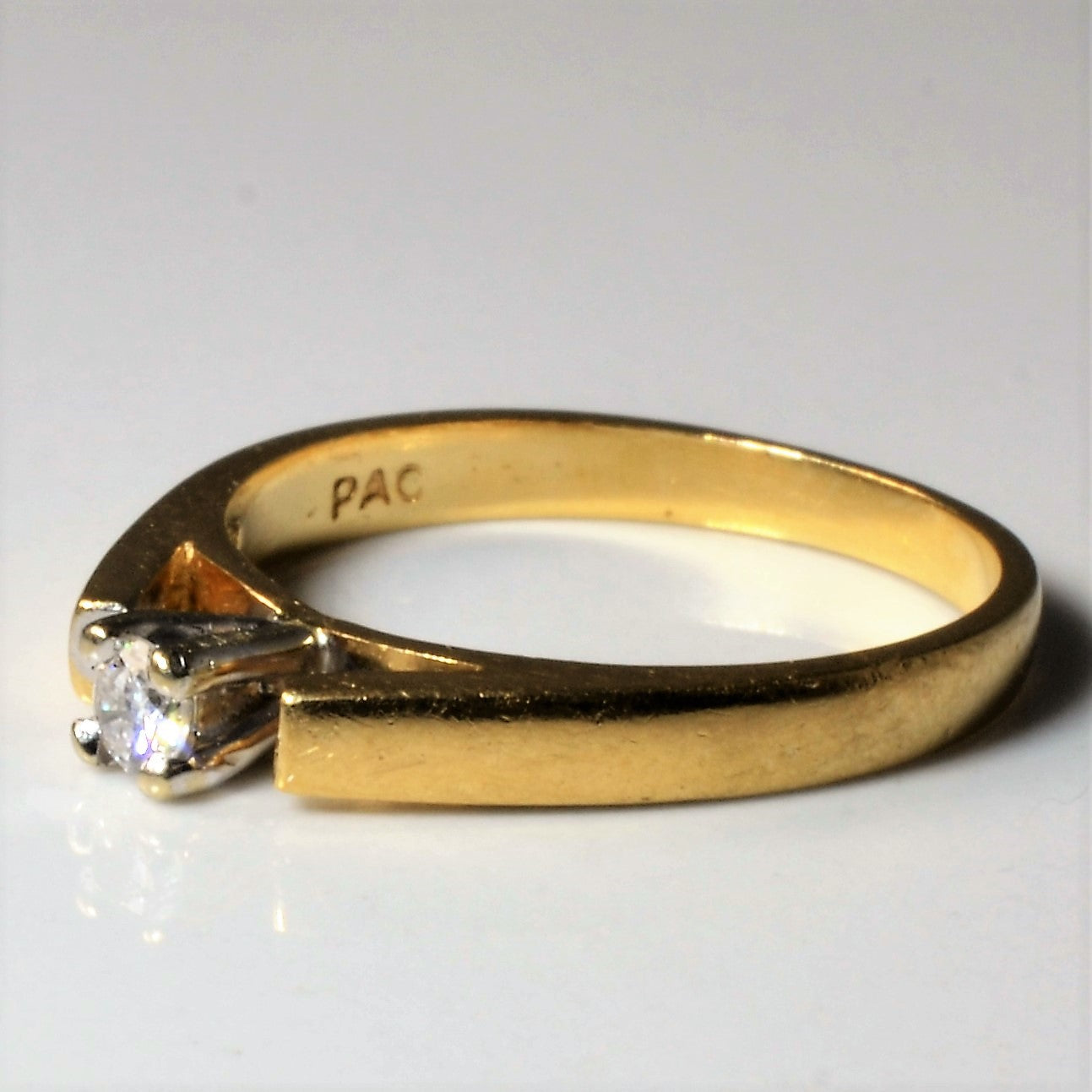 Solitaire Diamond Ring | 0.12ct | SZ 6 |