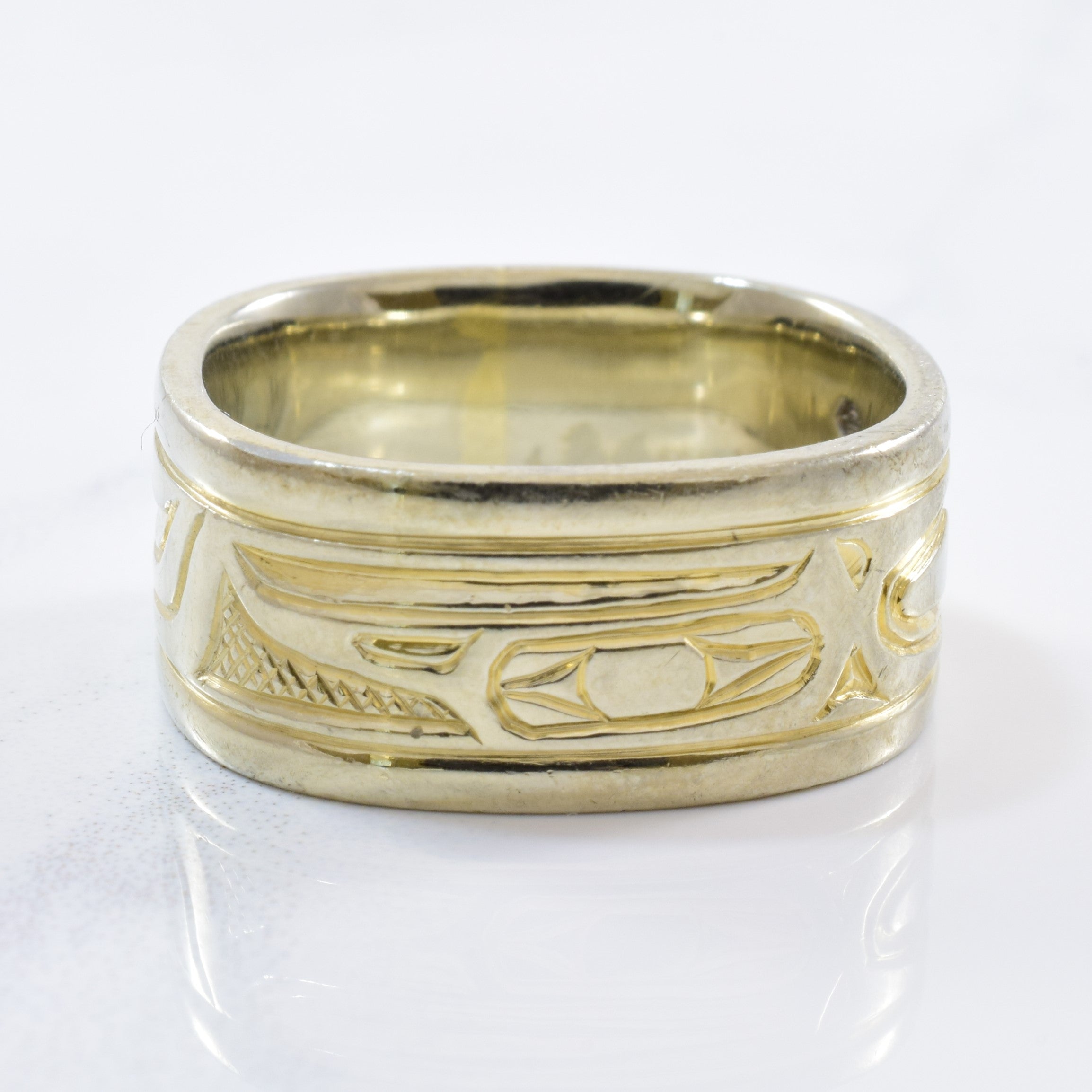 Soft Square Indigenous Eagle Art Band | SZ 7.5 |