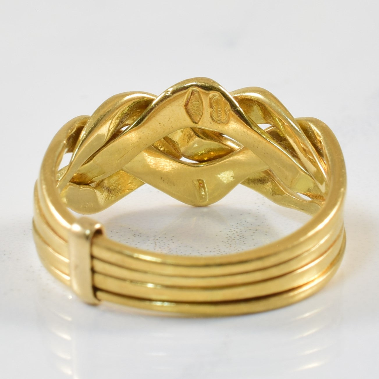 Yellow Gold Puzzle Ring | SZ 5.5 |
