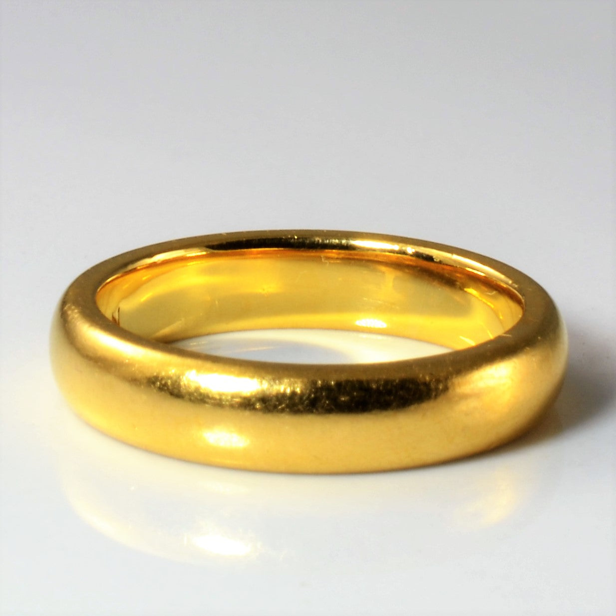 Art Deco Era Yellow Gold Band | SZ 6.75 |