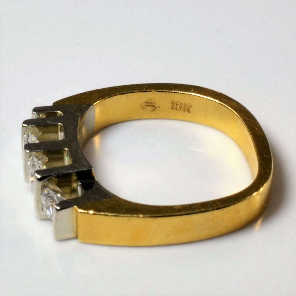 European Shank Four Stone Contour Band | 0.28ctw | SZ 4 |
