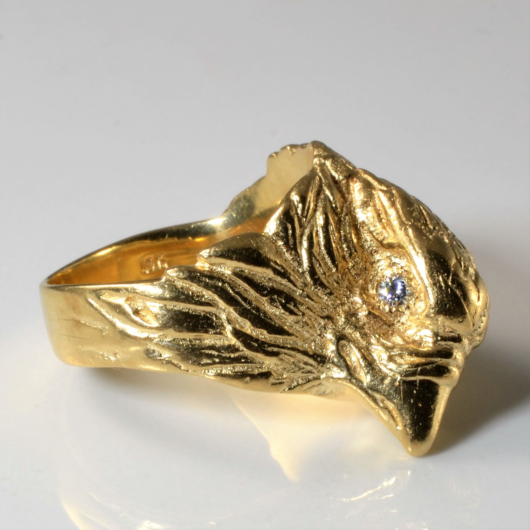 Diamond Eagle Ring | 0.08ctw | SZ 9 |
