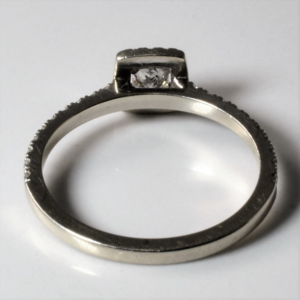 Princess Halo Diamond Ring | 0.64ctw | SZ 8 |