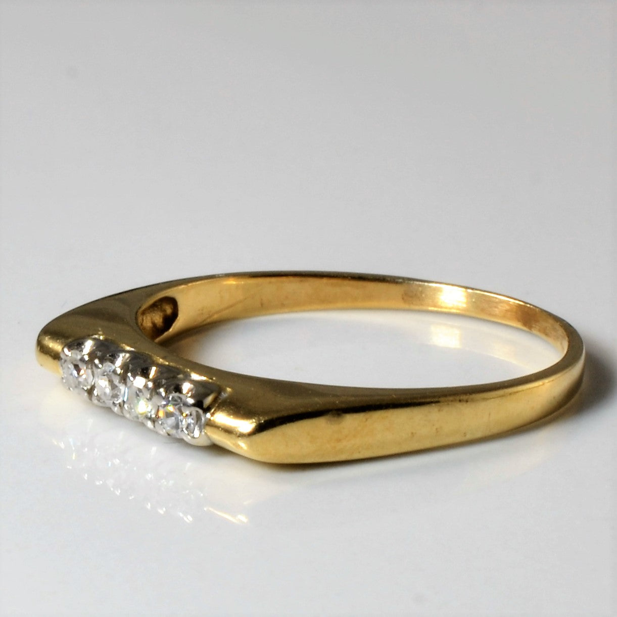 Four Stone Diamond Band | 0.08ctw | SZ 6.75 |