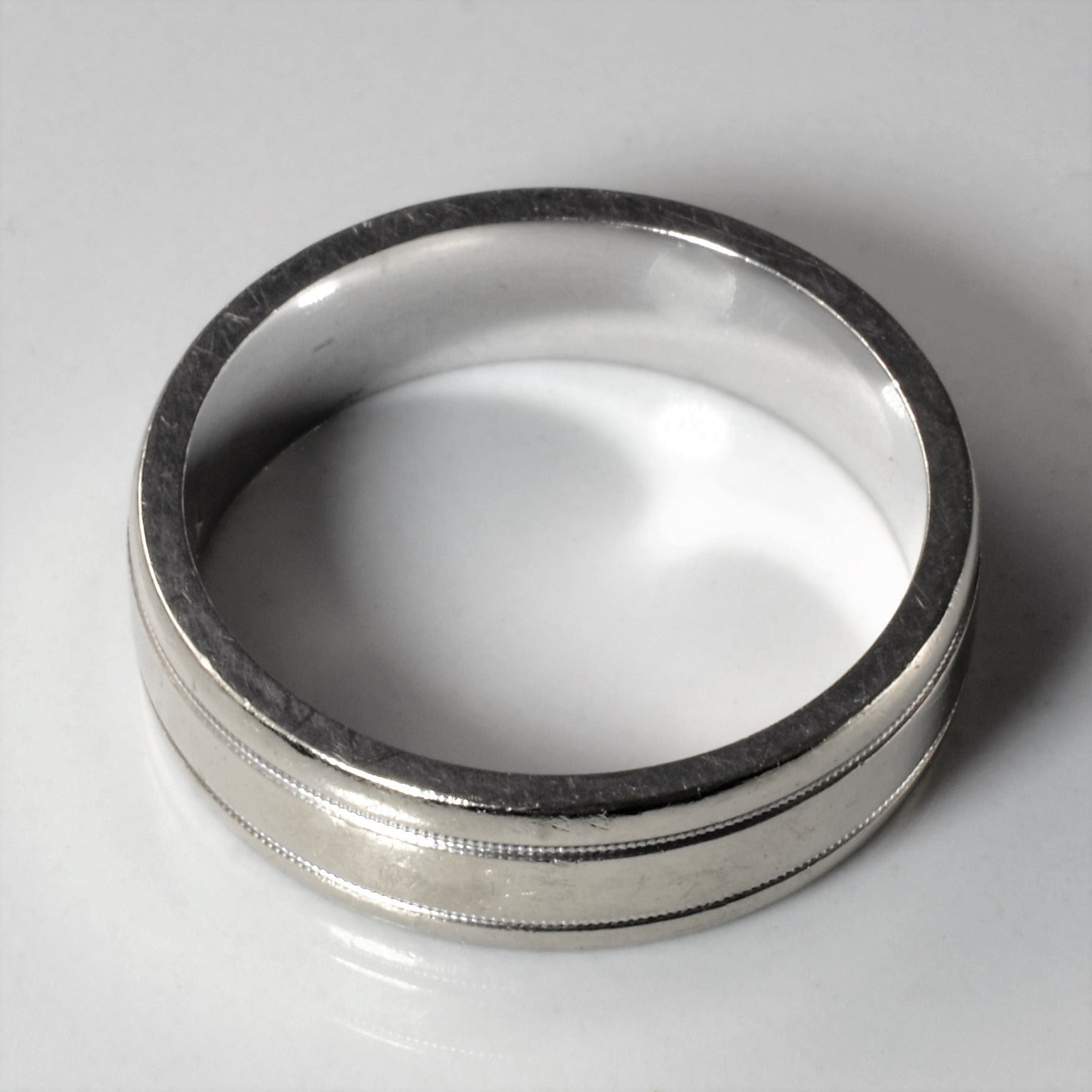 Birks' White Gold Wedding Band | SZ 10 |