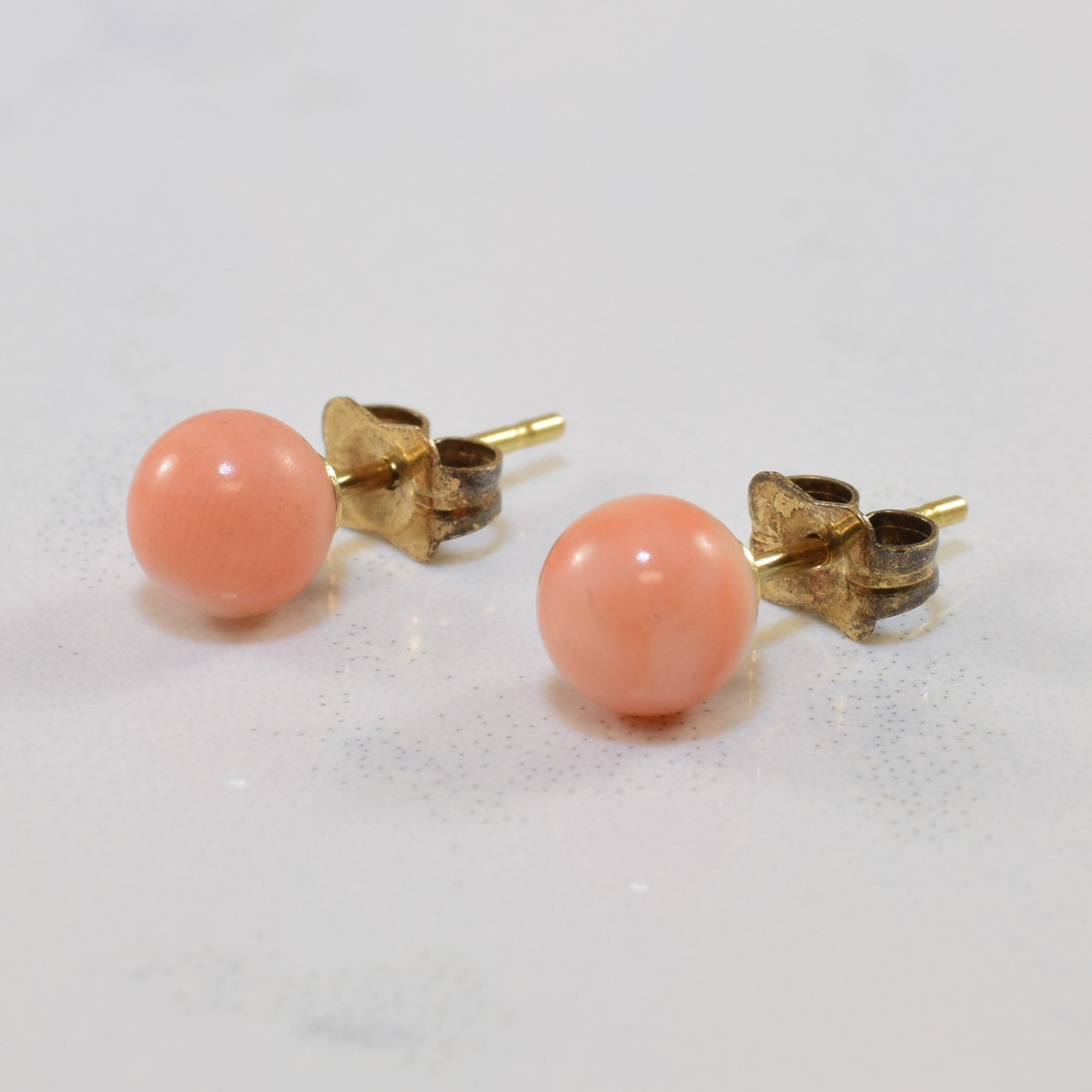 Coral Stud Earrings | 2.00ctw |