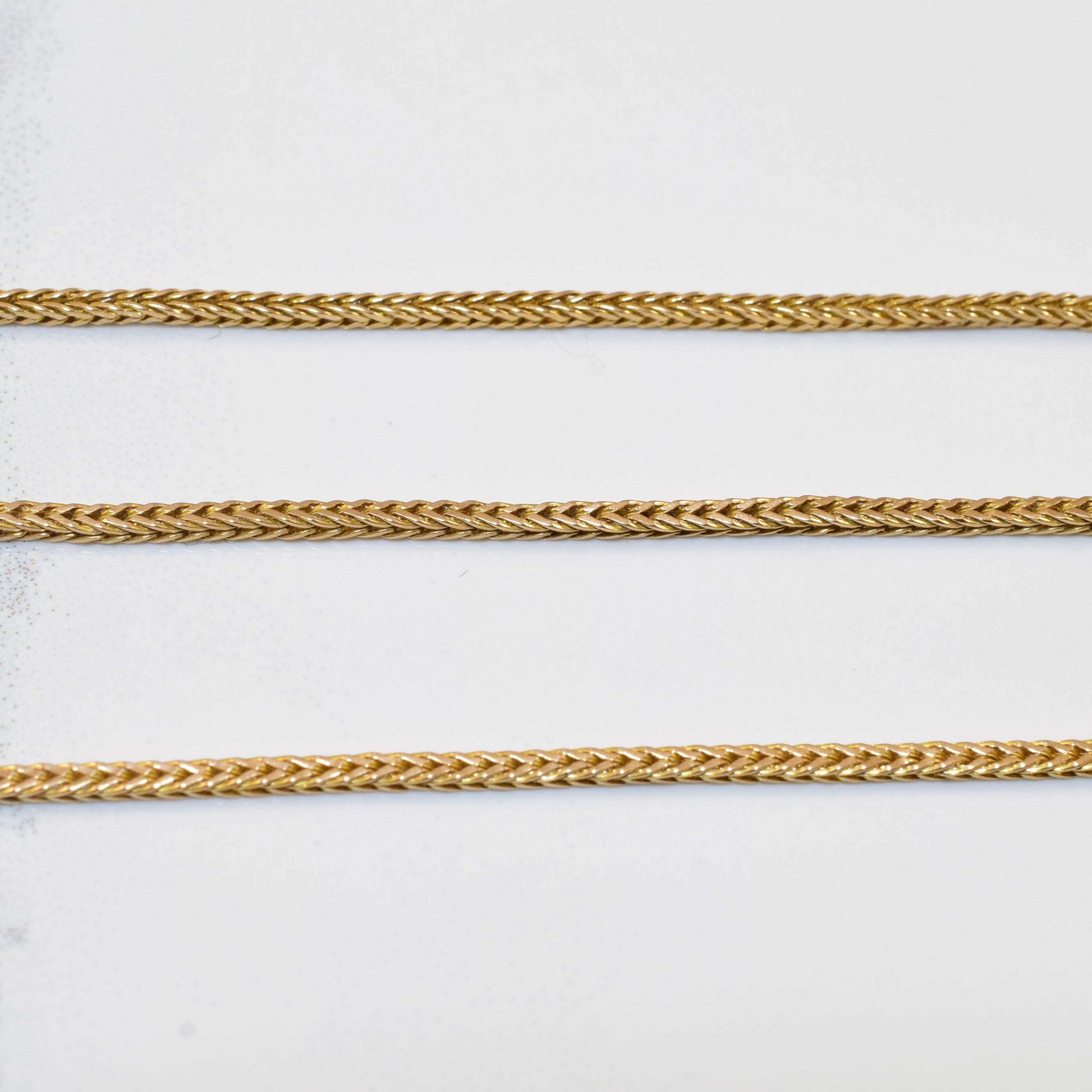 10k Yellow Gold Wheat Chain | 16" |
