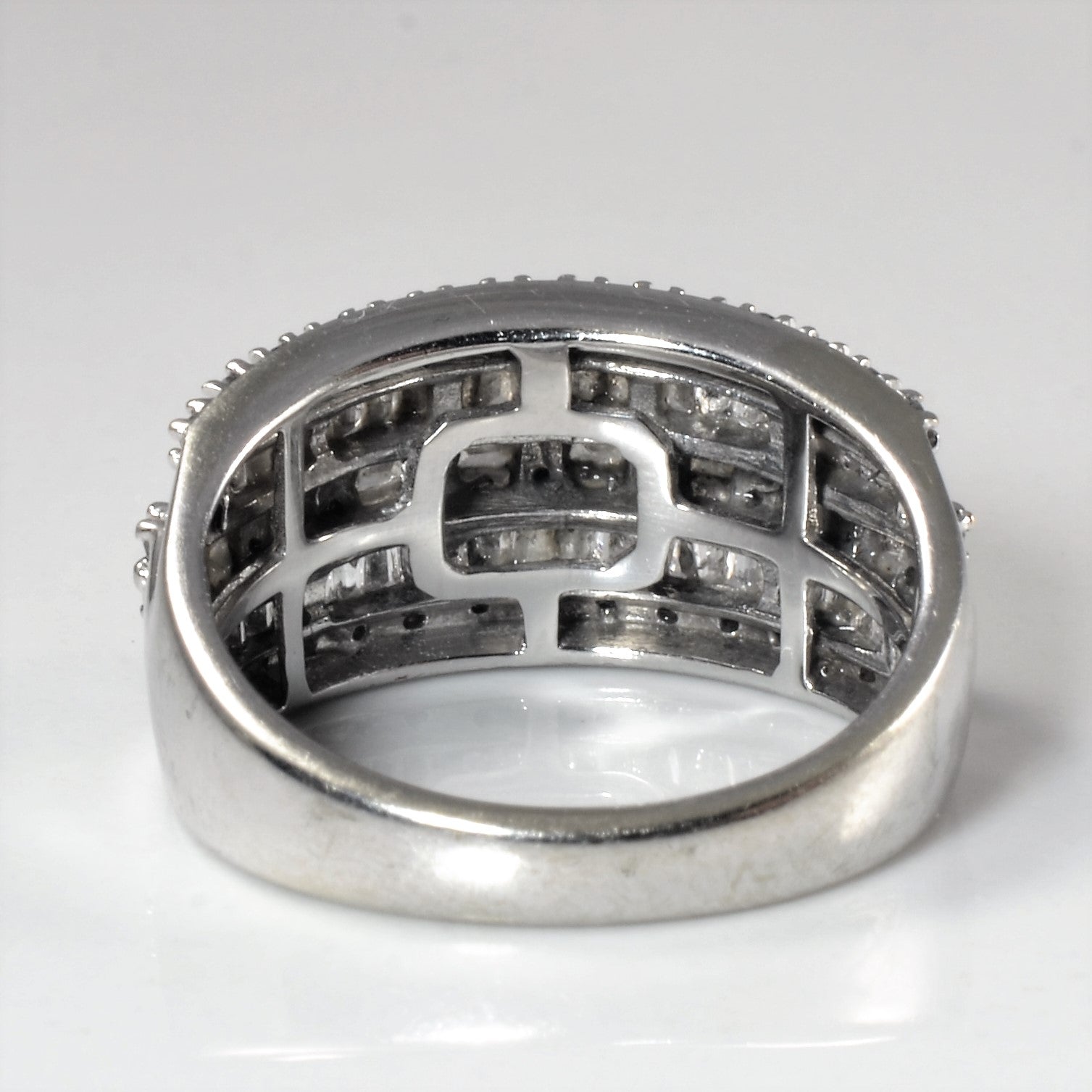 Baguette Diamond Cluster Band | 1.40ctw | SZ 7 |