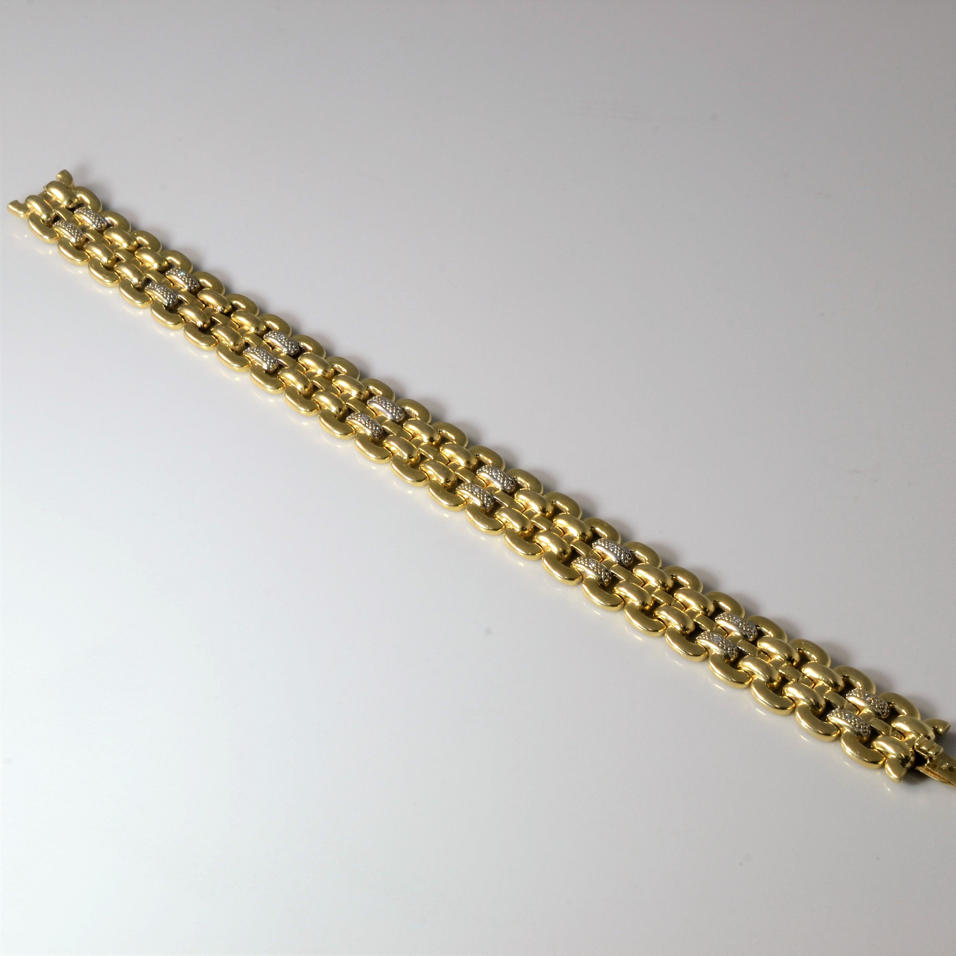 Interlocking Diamond Chain Bracelet | 0.12ctw | 7.5"|