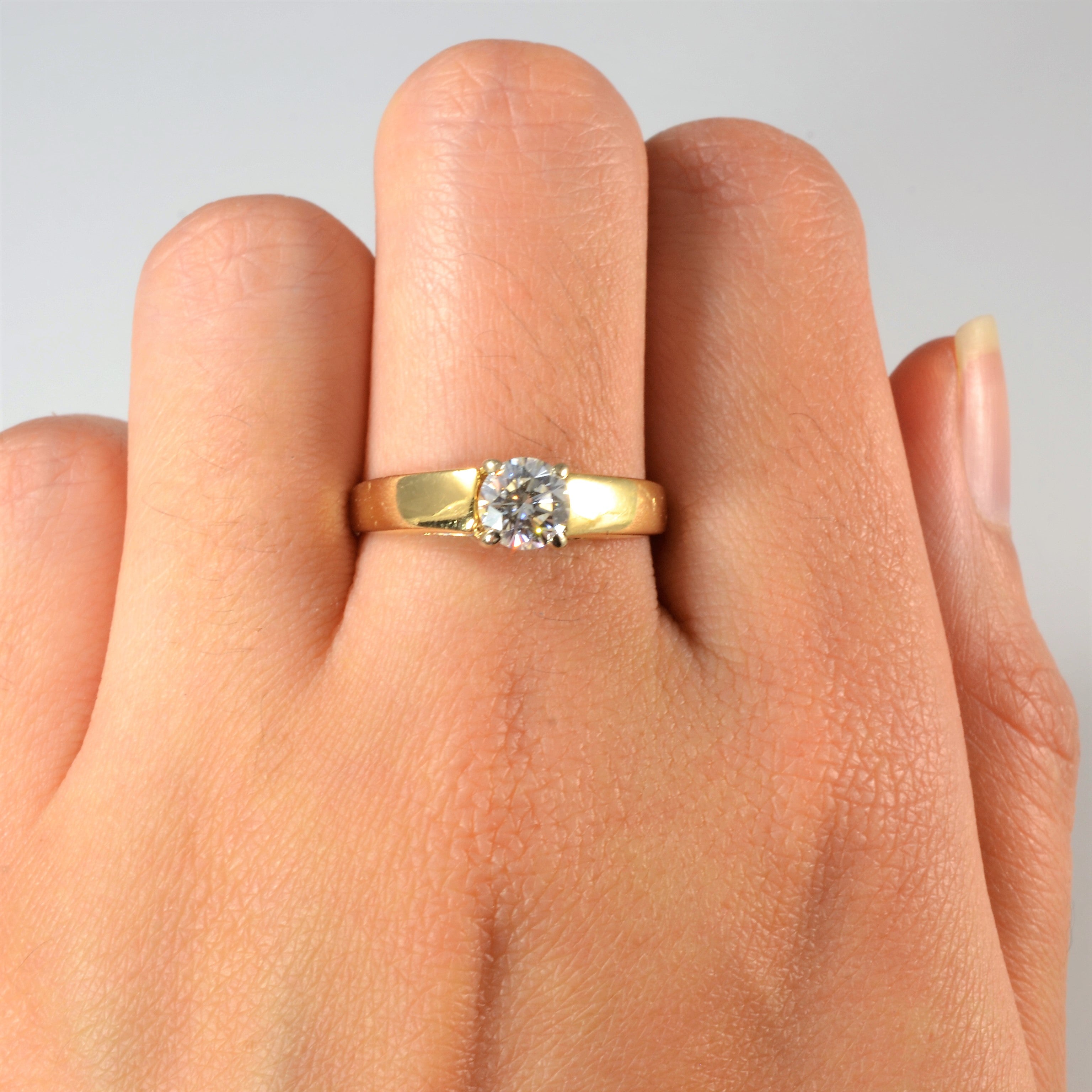 Solitaire Diamond Engagement Ring | 0.75ct | SZ 8.5 |