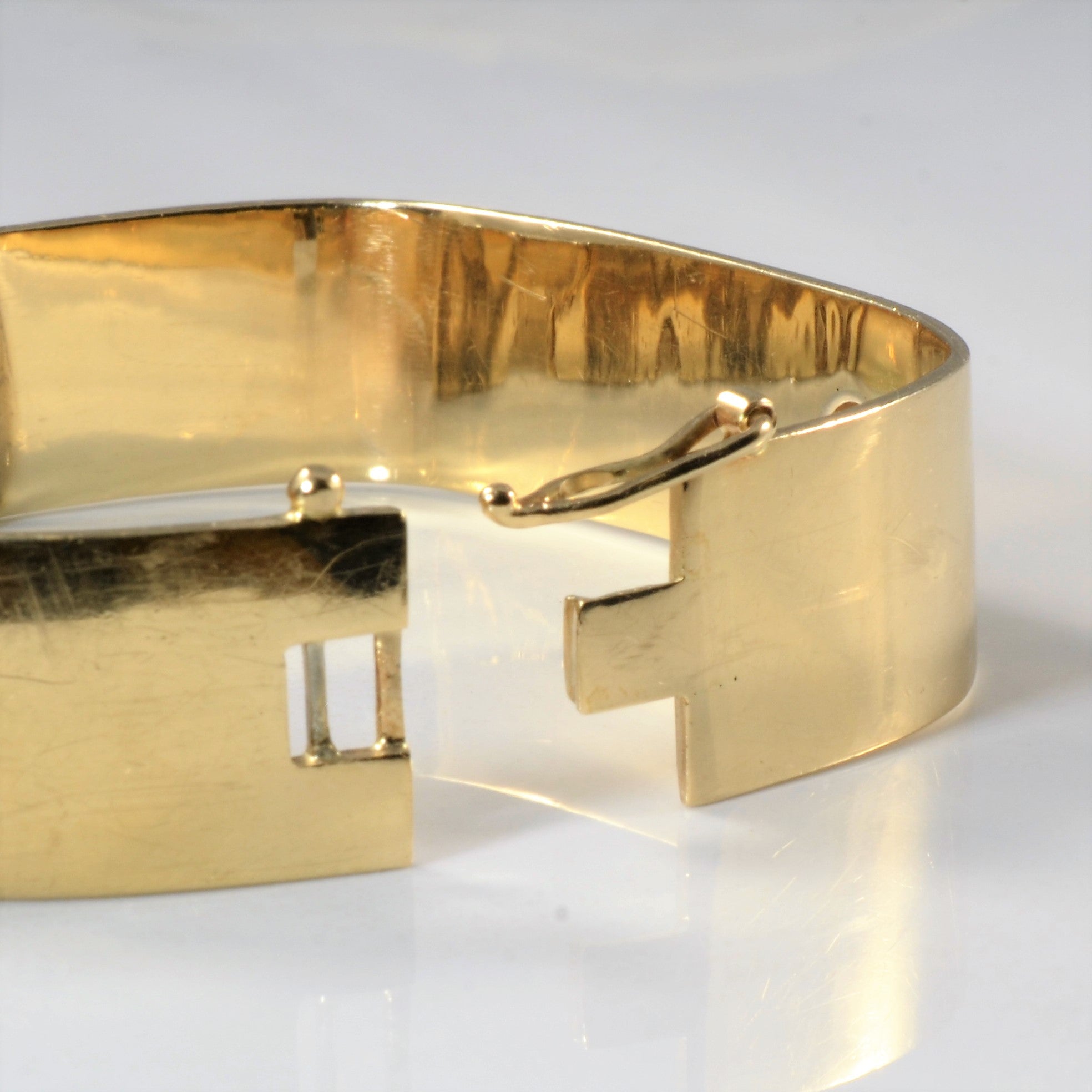 Bezel Set Solitaire Diamond Bangle | 0.45ct | 7" |