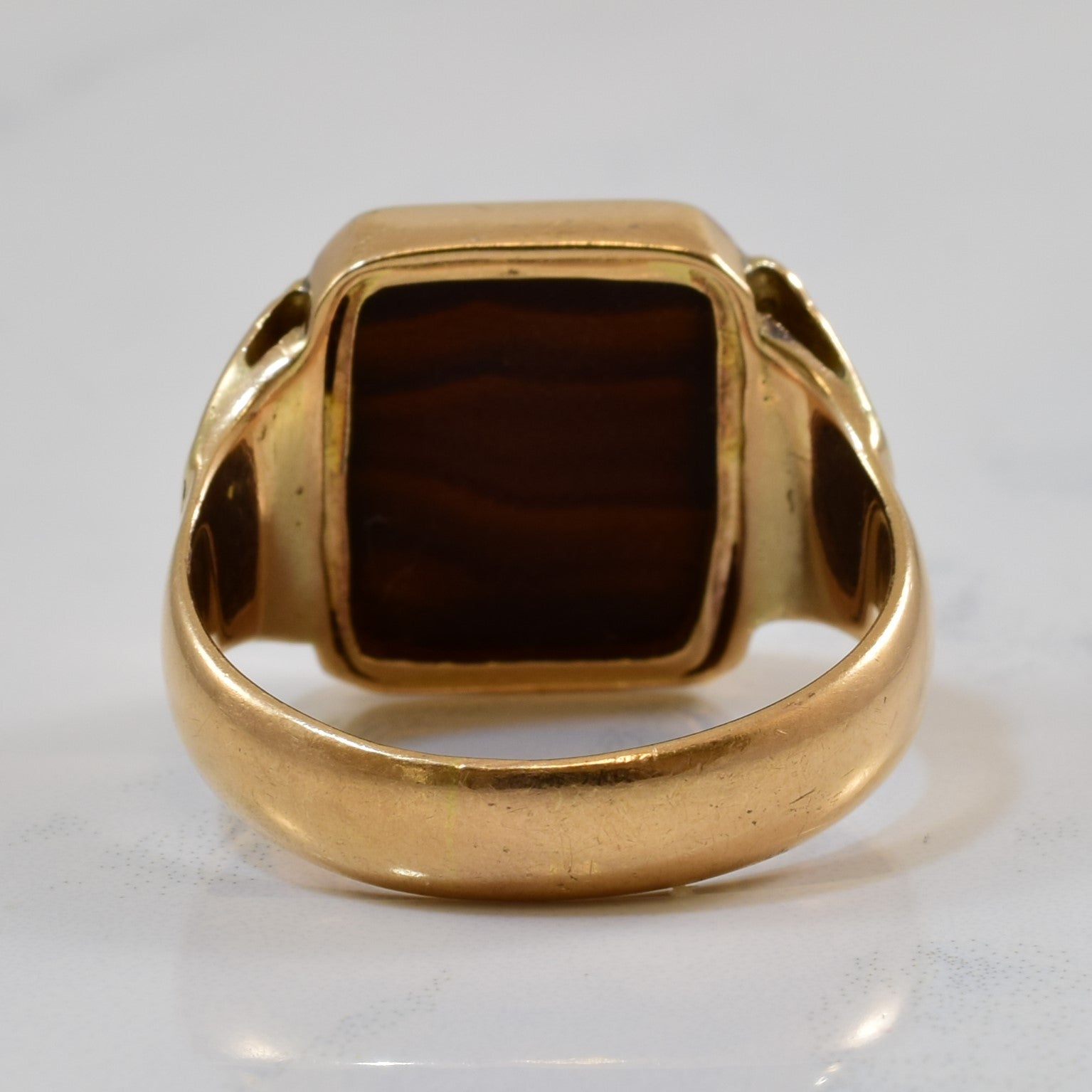Bezel Set Agate Ring | 8.00ct | SZ 10 |