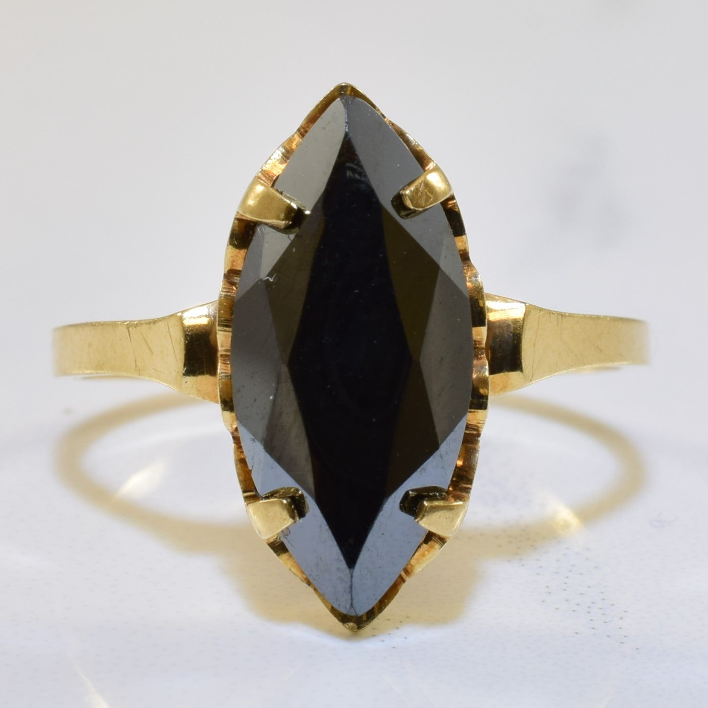 Marquise Hematite Ring | 3.00ct | SZ 6.75 |