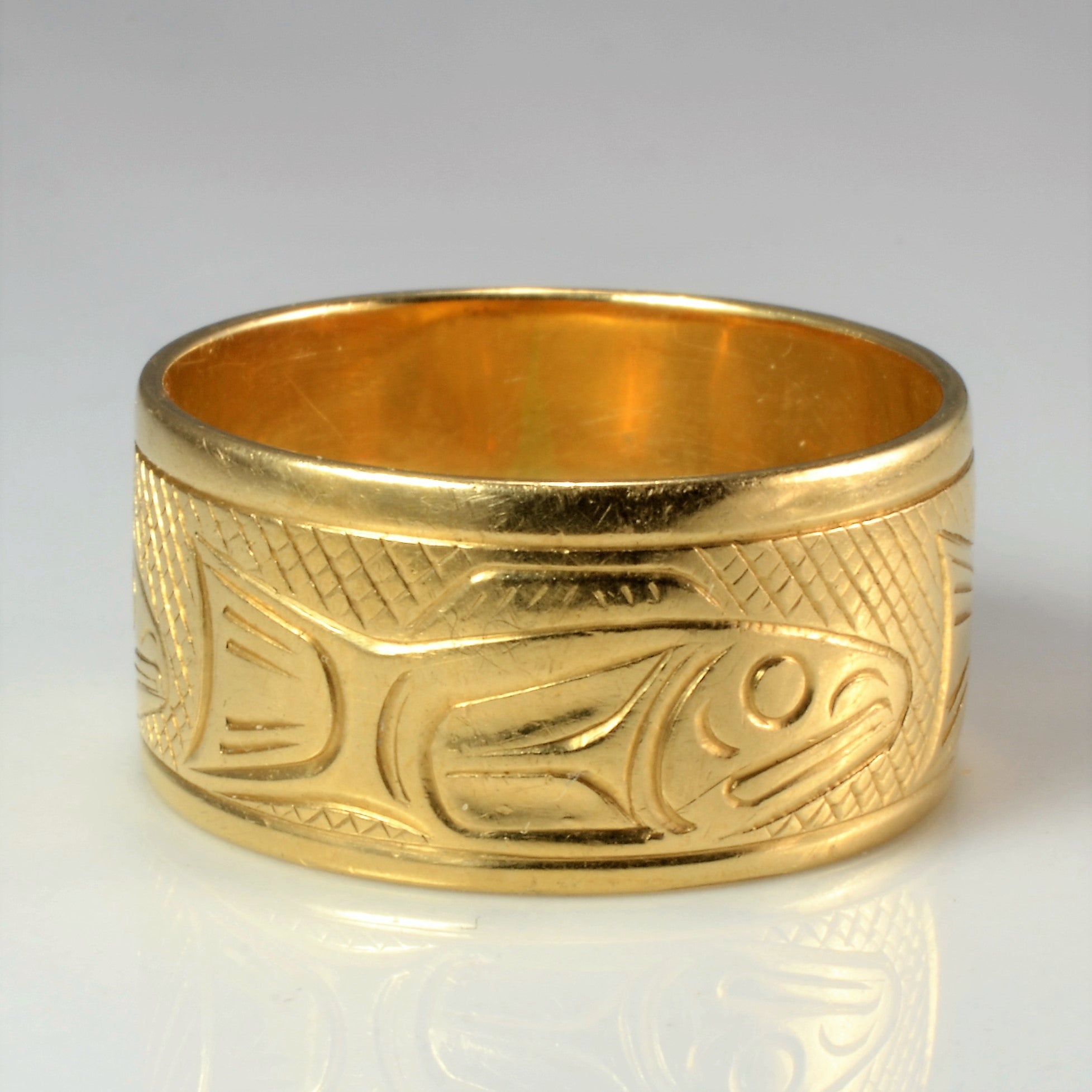 Indigenous Art Fish Band SZ 9.5 100 Ways