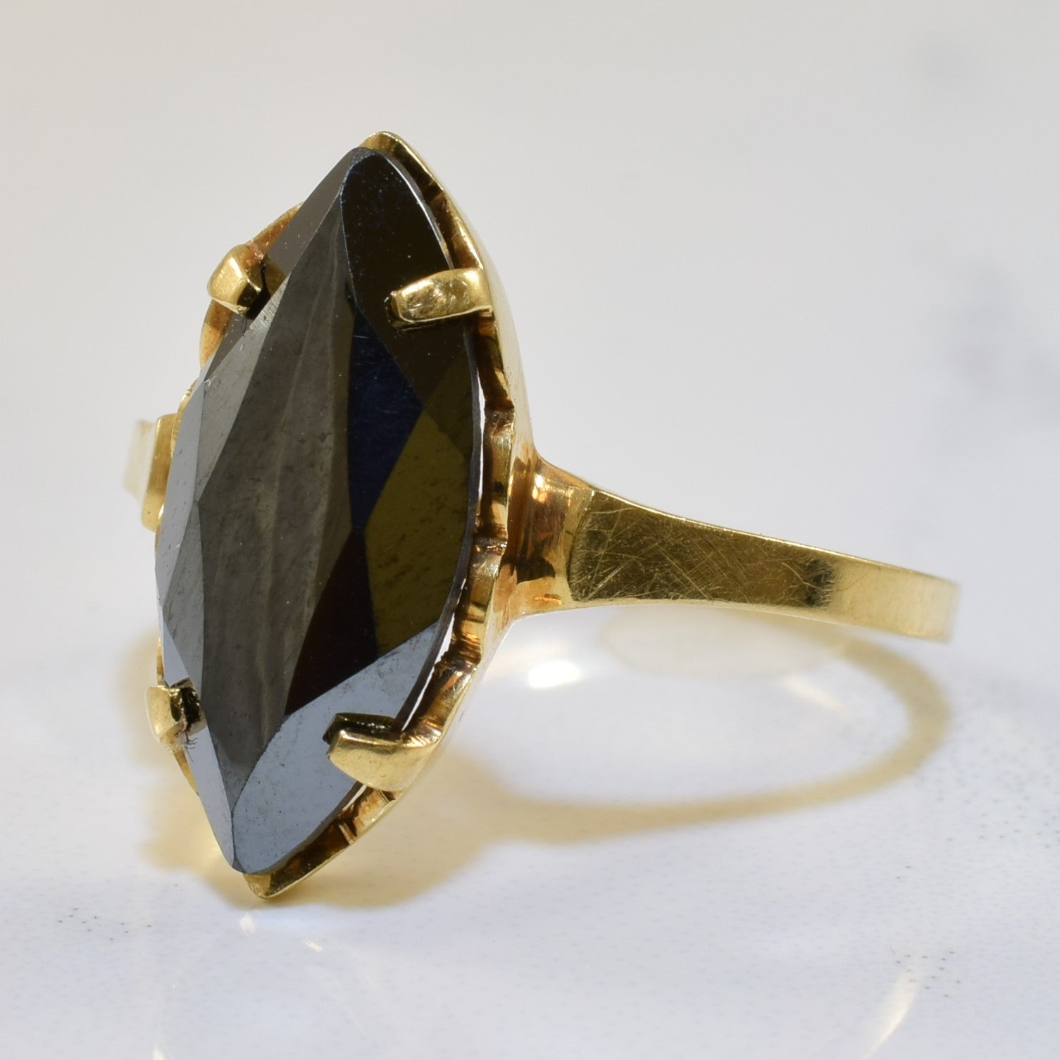 Marquise Hematite Ring | 3.00ct | SZ 6.75 |