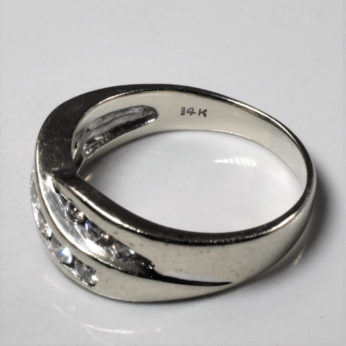 Double Channel Bypass Band | 0.63ctw | SZ 10.75 |