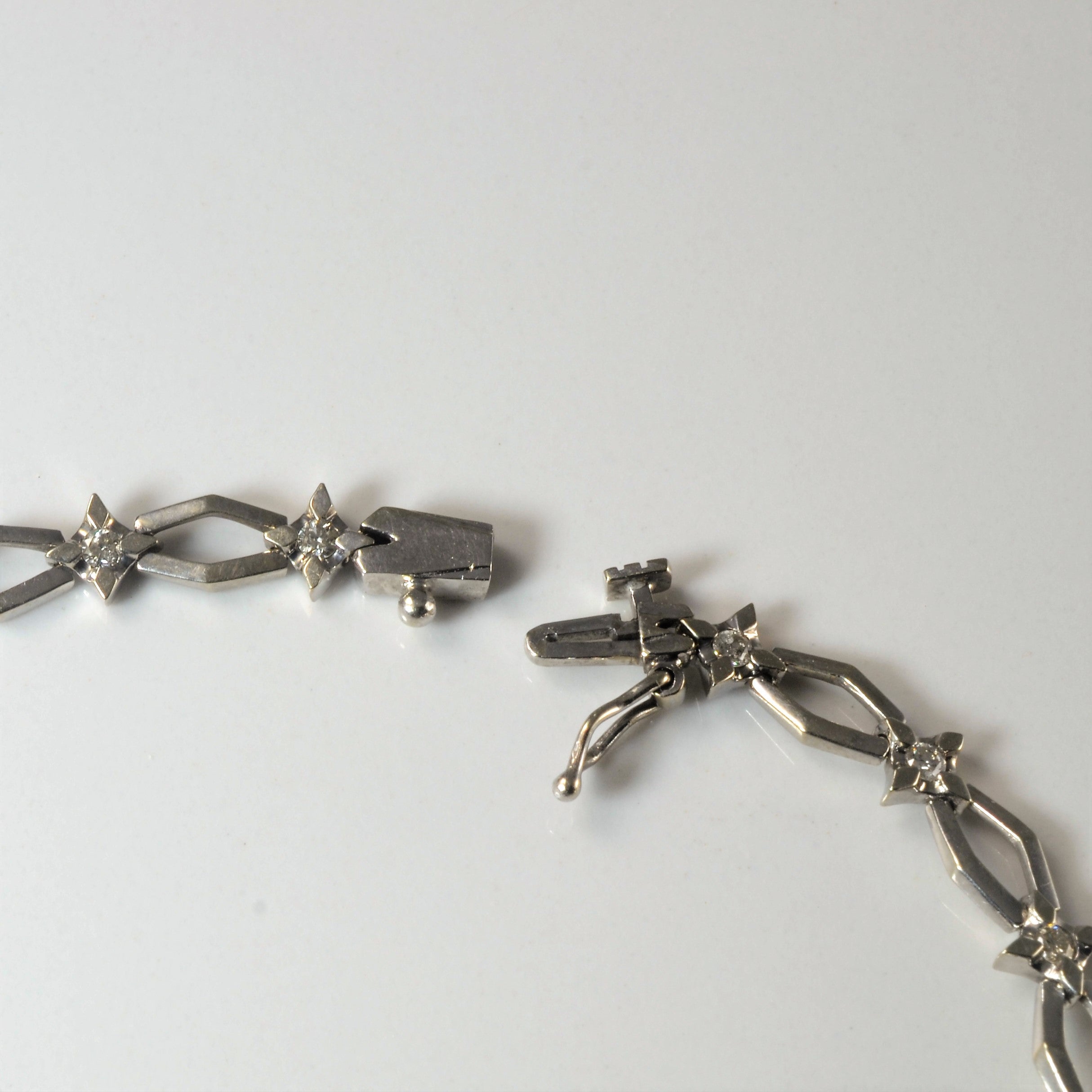 Star Set Diamond Bracelet | 0.34ctw | 7" |
