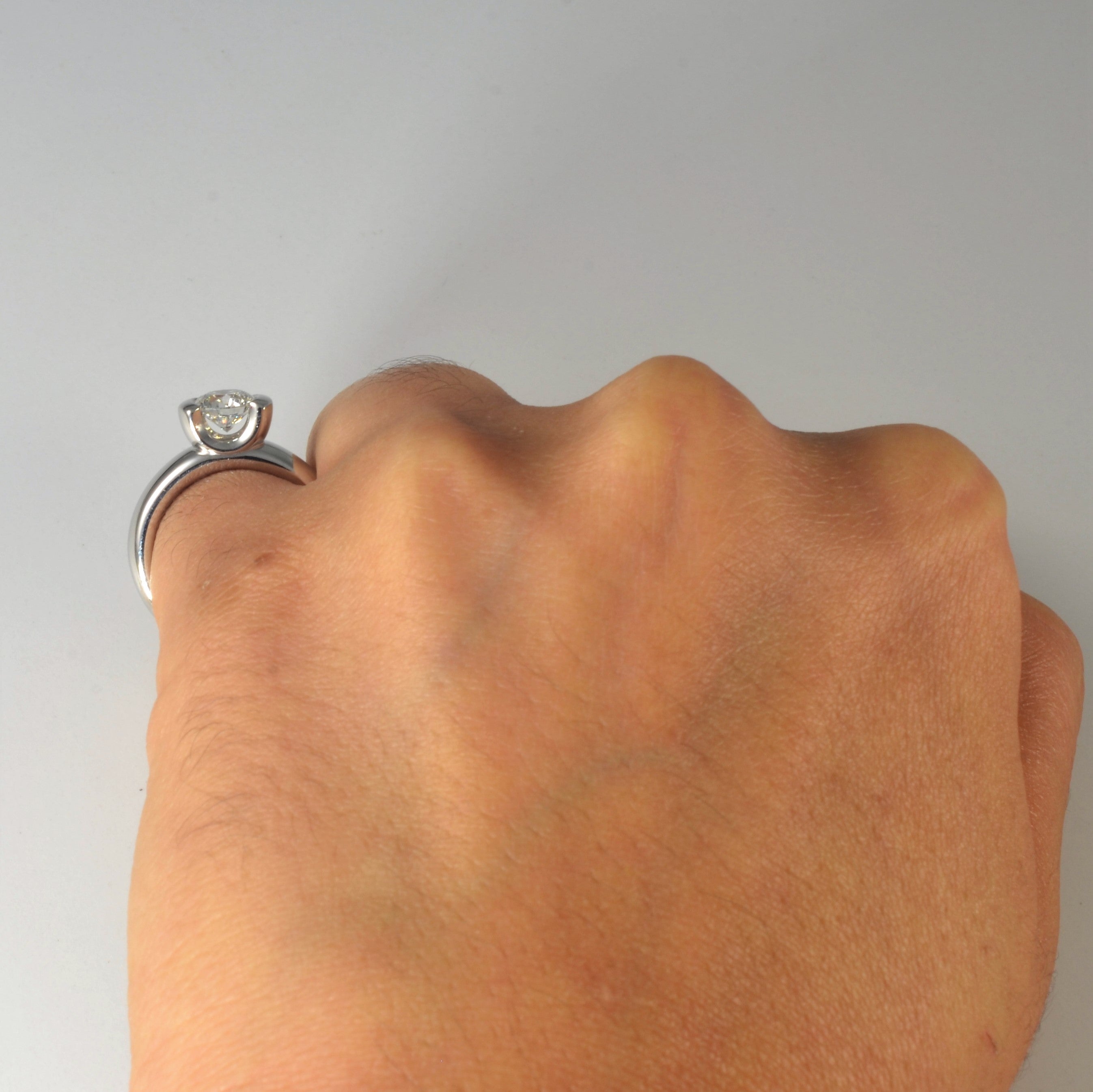 Birks' Semi Bezel Set Diamond Ring | 0.68ct | SZ 3.5 |