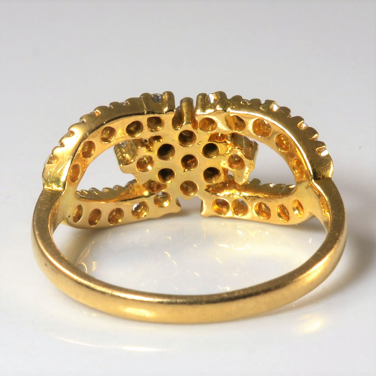 Pave Diamond Cluster Ring | 0.65ctw | SZ 5.75 |