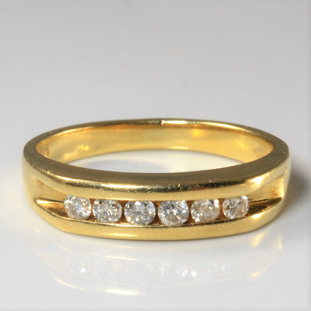 Channel Set Diamond Ring | 0.30ctw | SZ 8.75 |