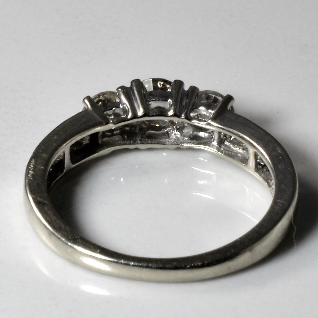 Three Stone Diamond Ring | 0.73ctw | SZ 5 |
