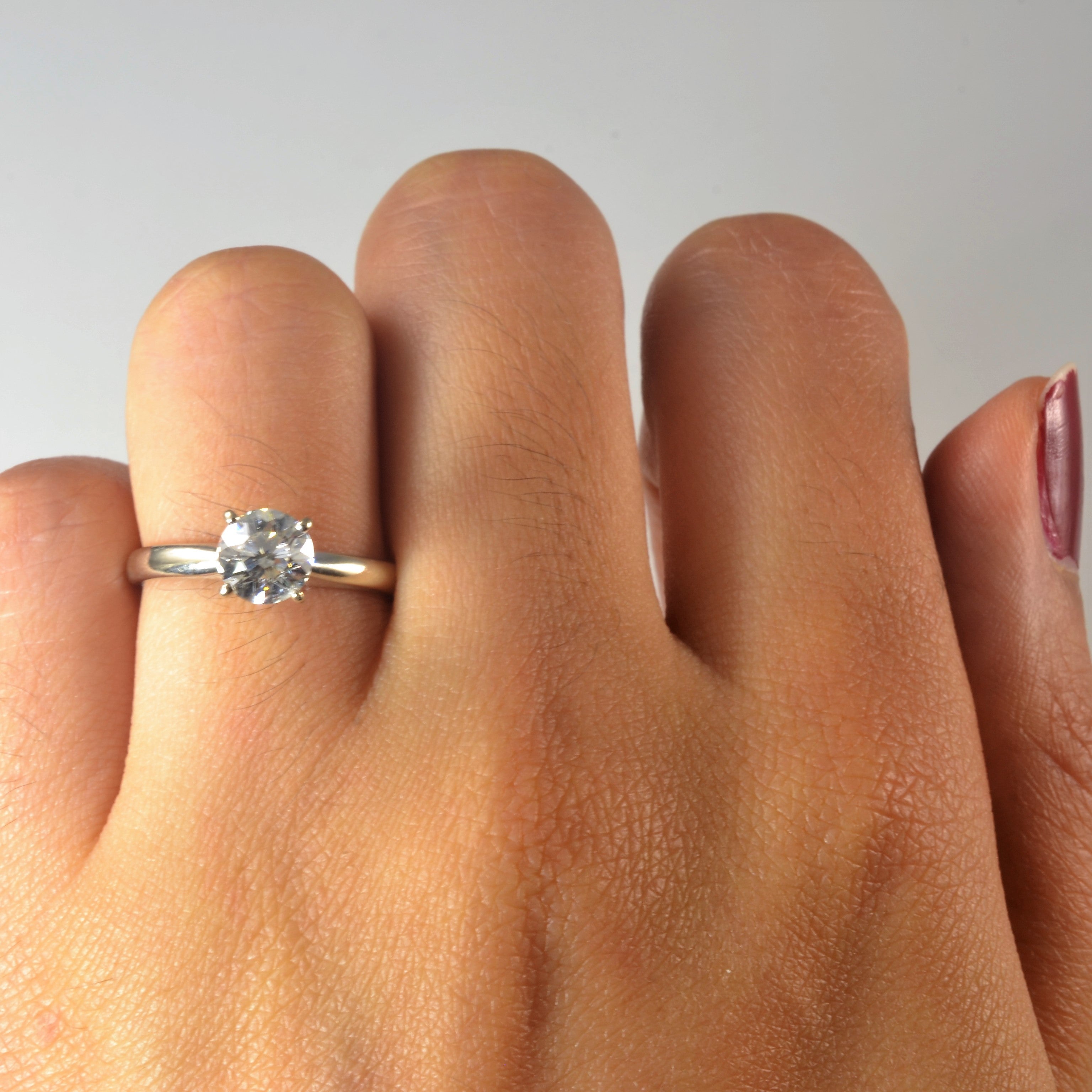 Classic Solitaire Diamond Engagement Ring | 0.93ct | SZ 5.25 |