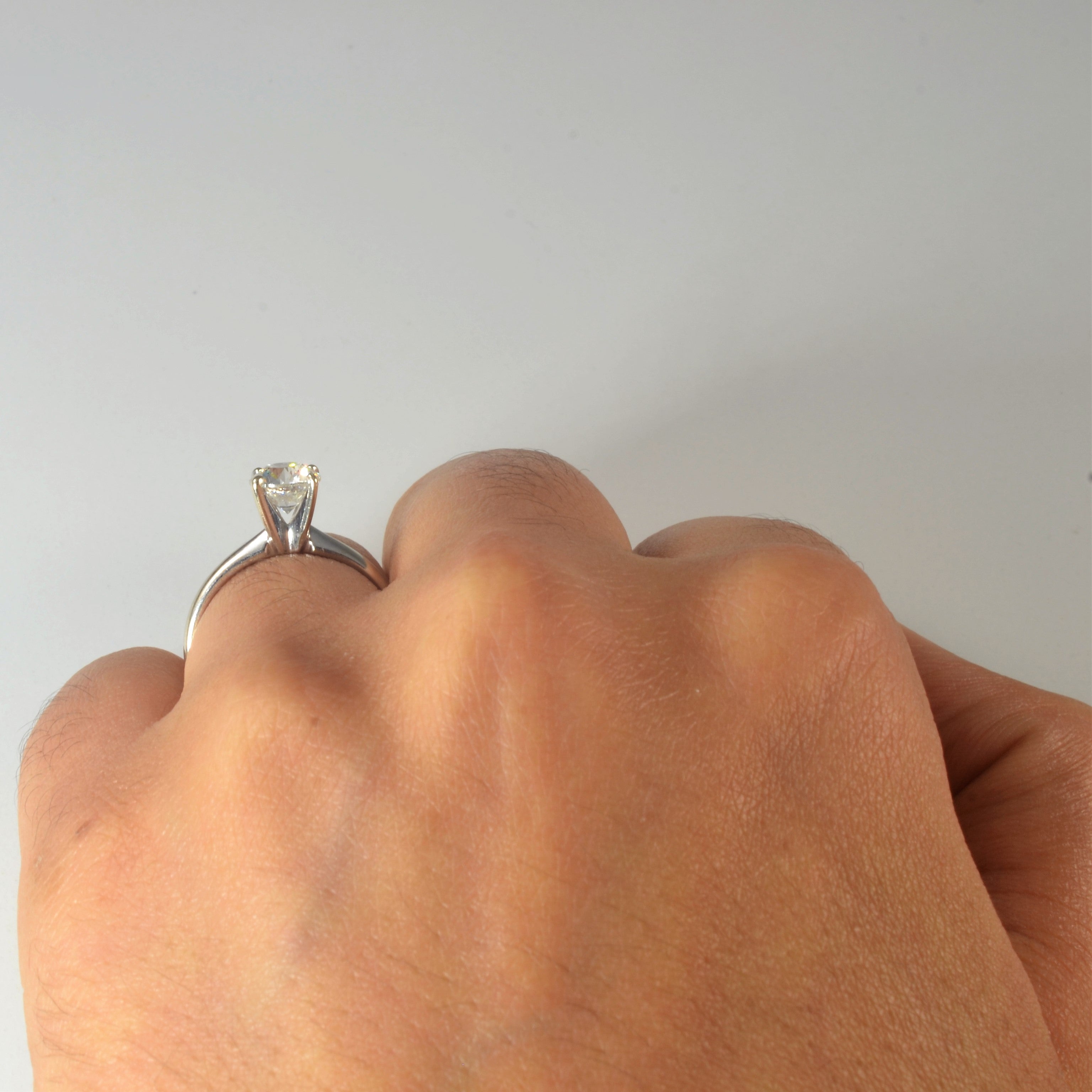 Classic Solitaire Diamond Engagement Ring | 0.93ct | SZ 5.25 |