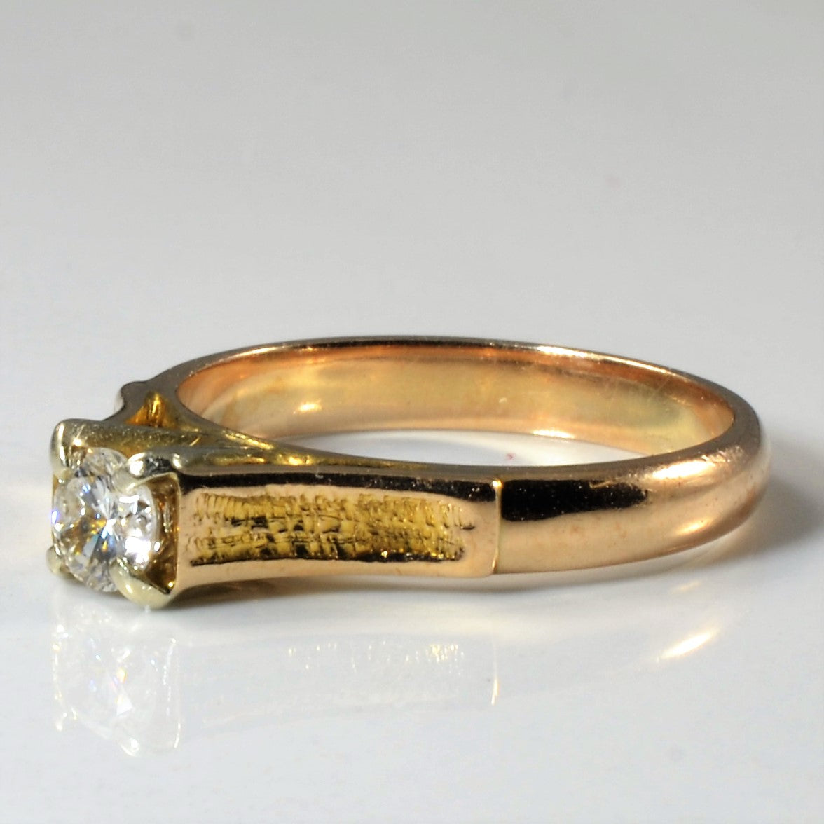 High Set Solitaire Diamond Ring | 0.29ct | SZ 7 |