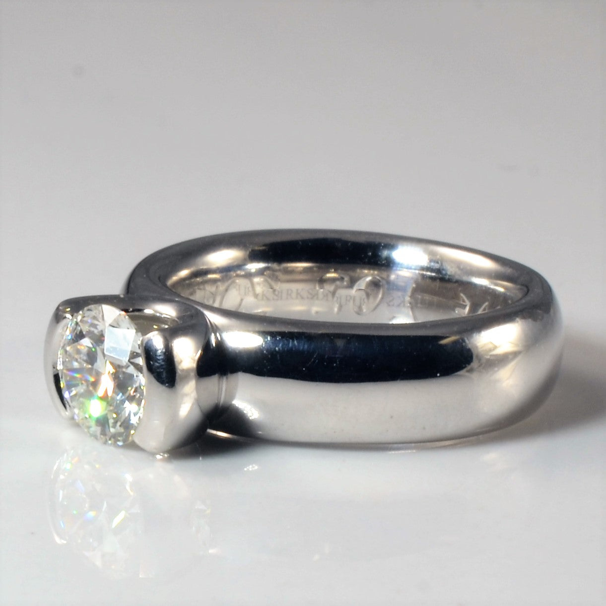 Birks' Semi Bezel Set Diamond Ring | 0.68ct | SZ 3.5 |