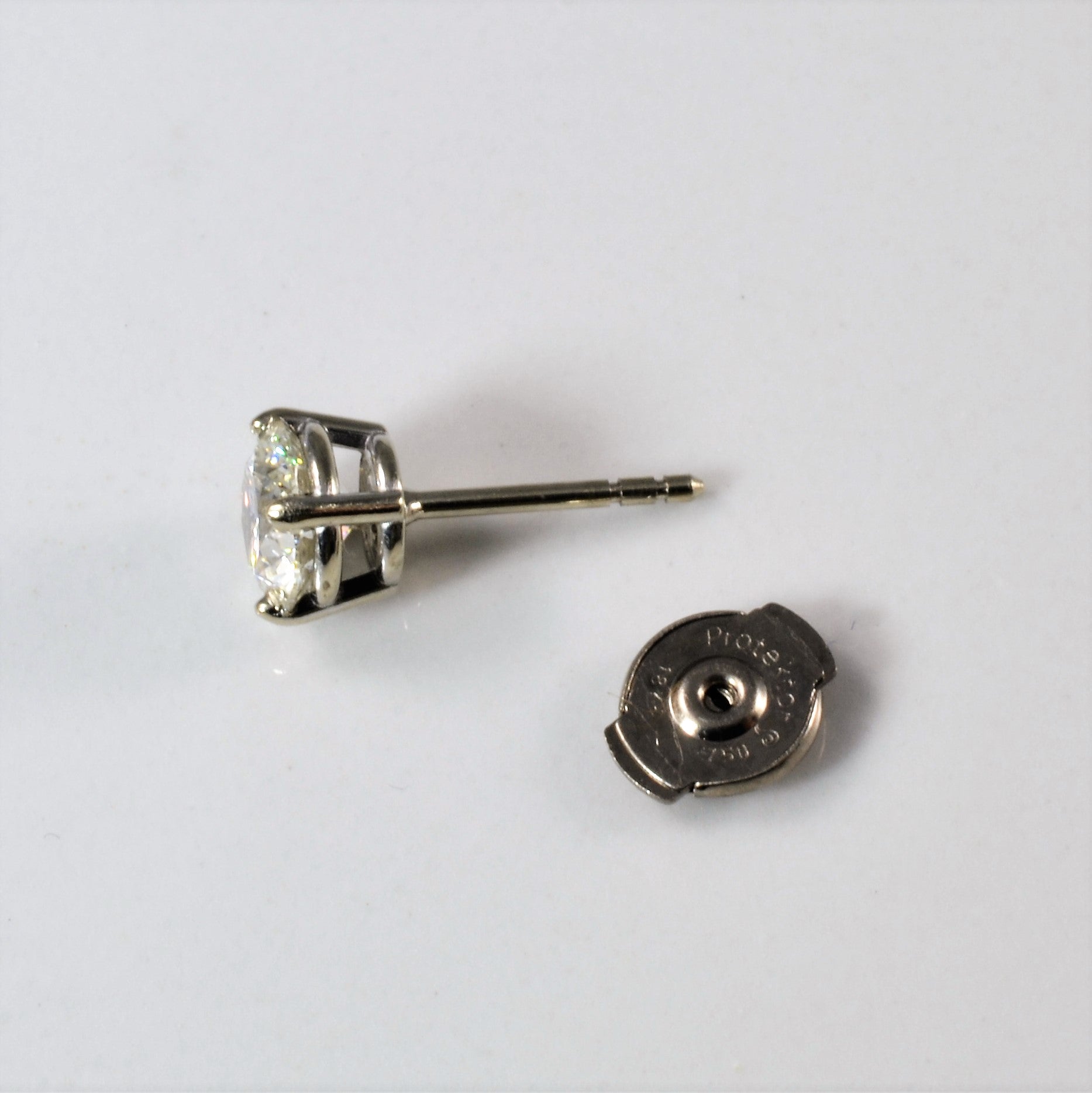 GIA Certified Diamond Solitaire Stud Earrings | 1.40ctw |