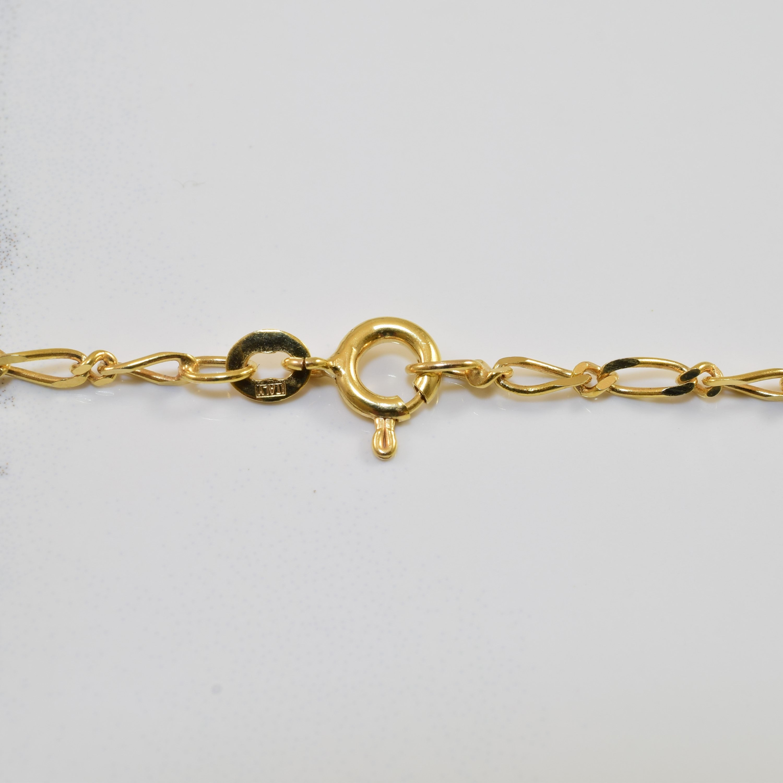 10k Yellow Gold Figaro Chain | 24" |