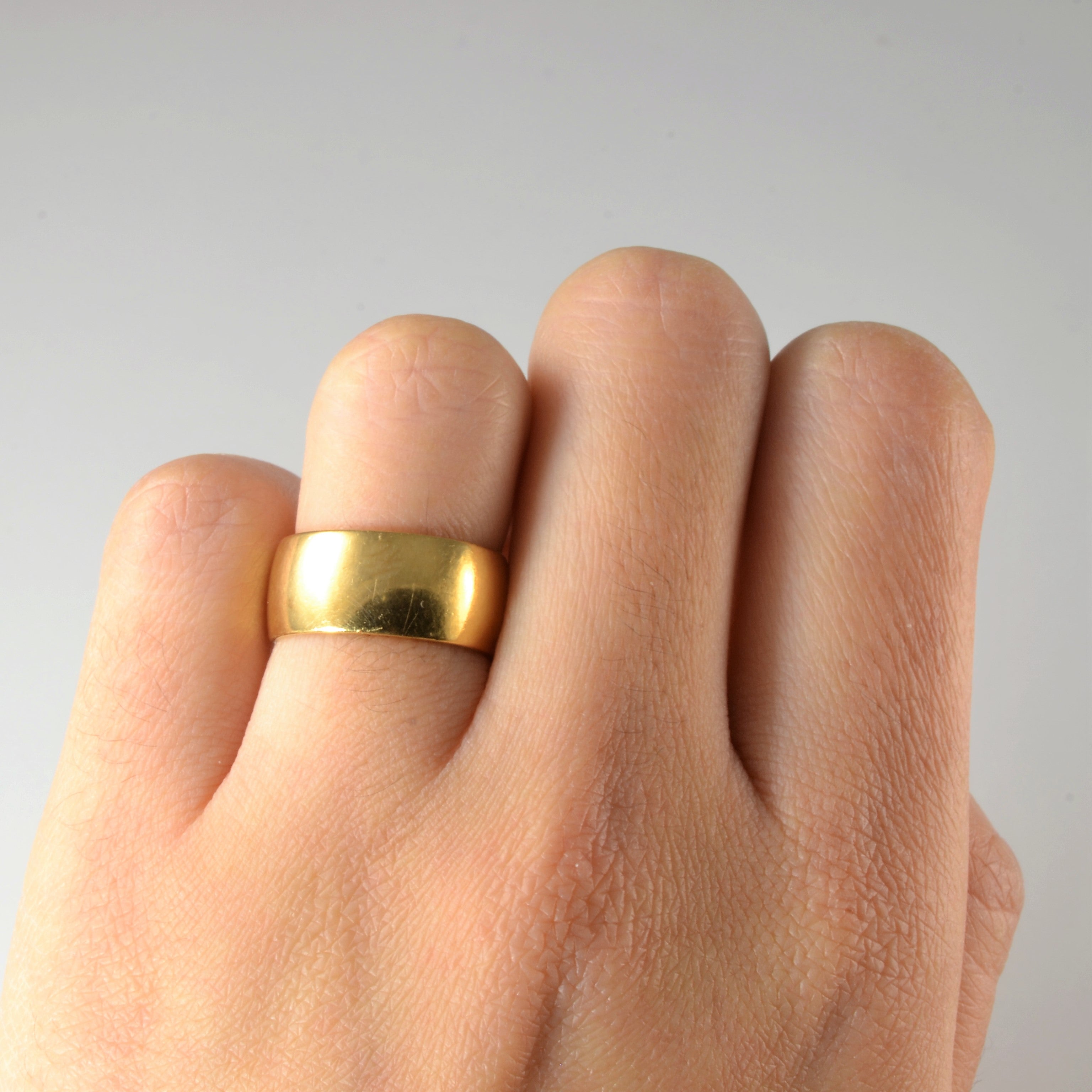 Yellow Gold Cigar Band | SZ 5.25 |