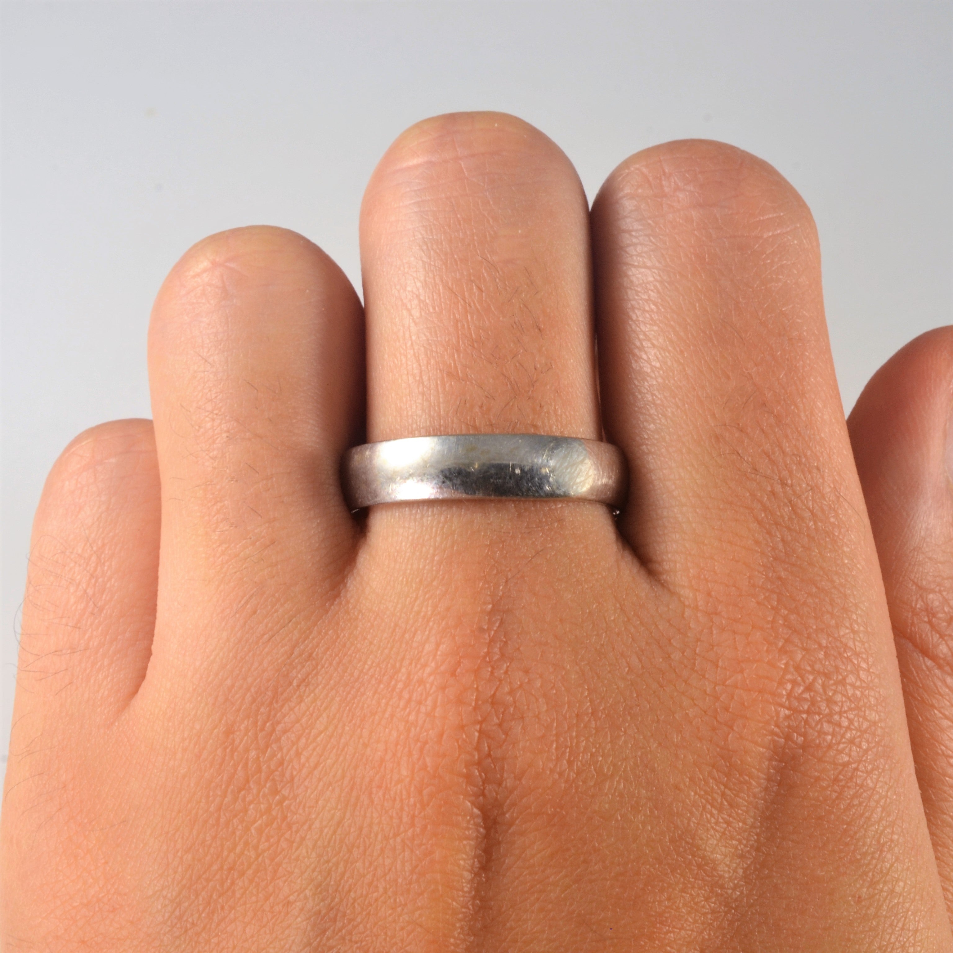 14k White Gold Band | SZ 11 |