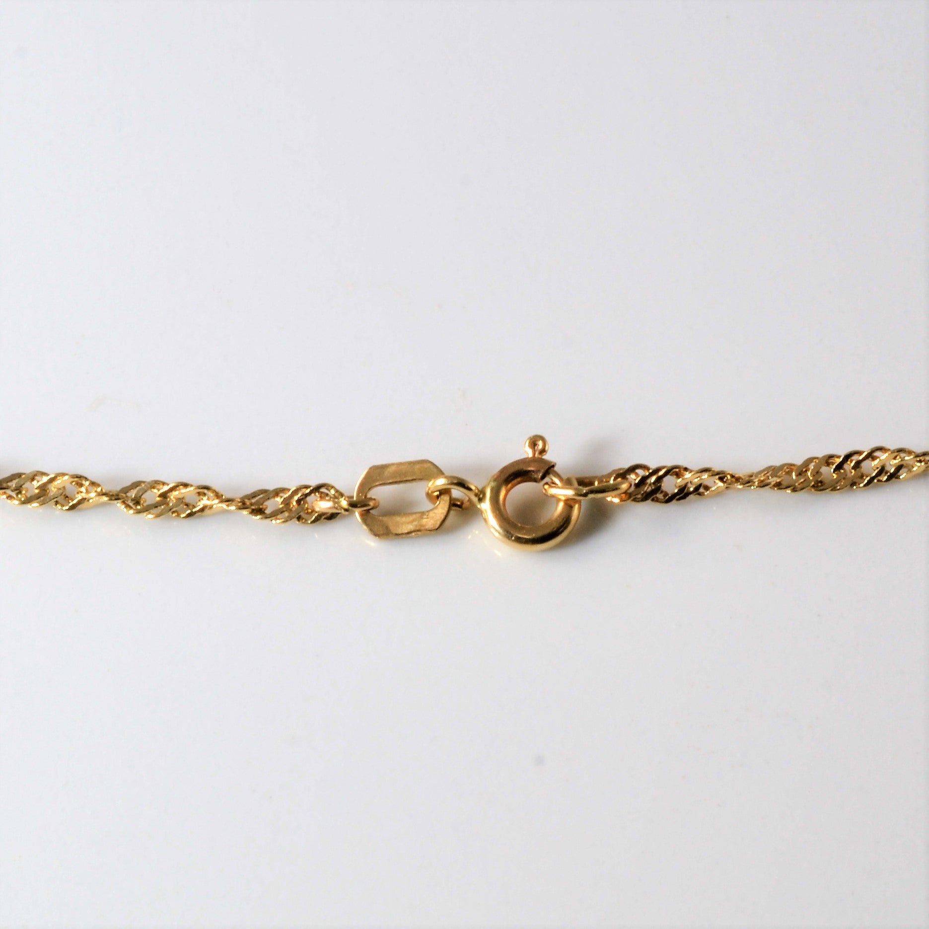 10k Yellow Gold Singapore Chain | 18"|