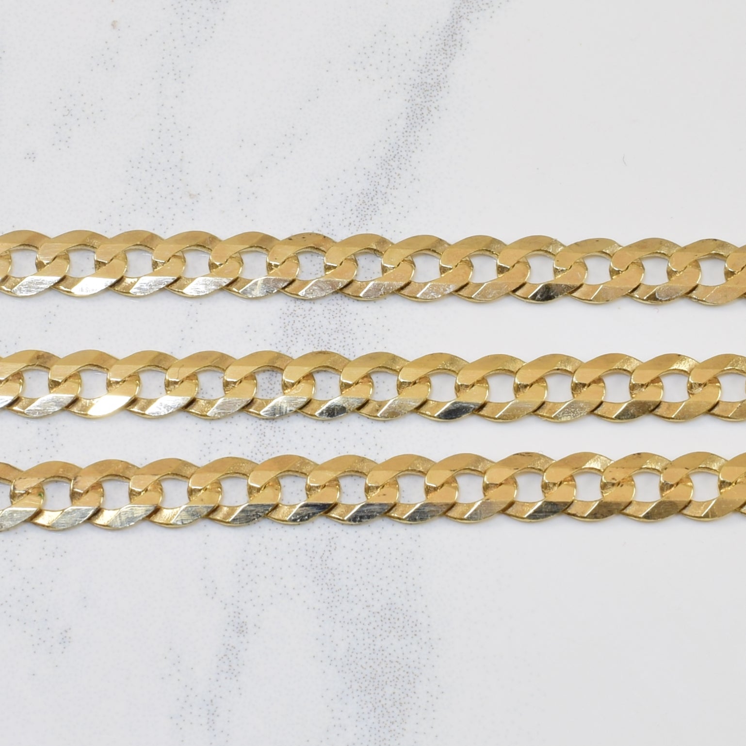 10k Yellow Gold Curb Chain | 20" |