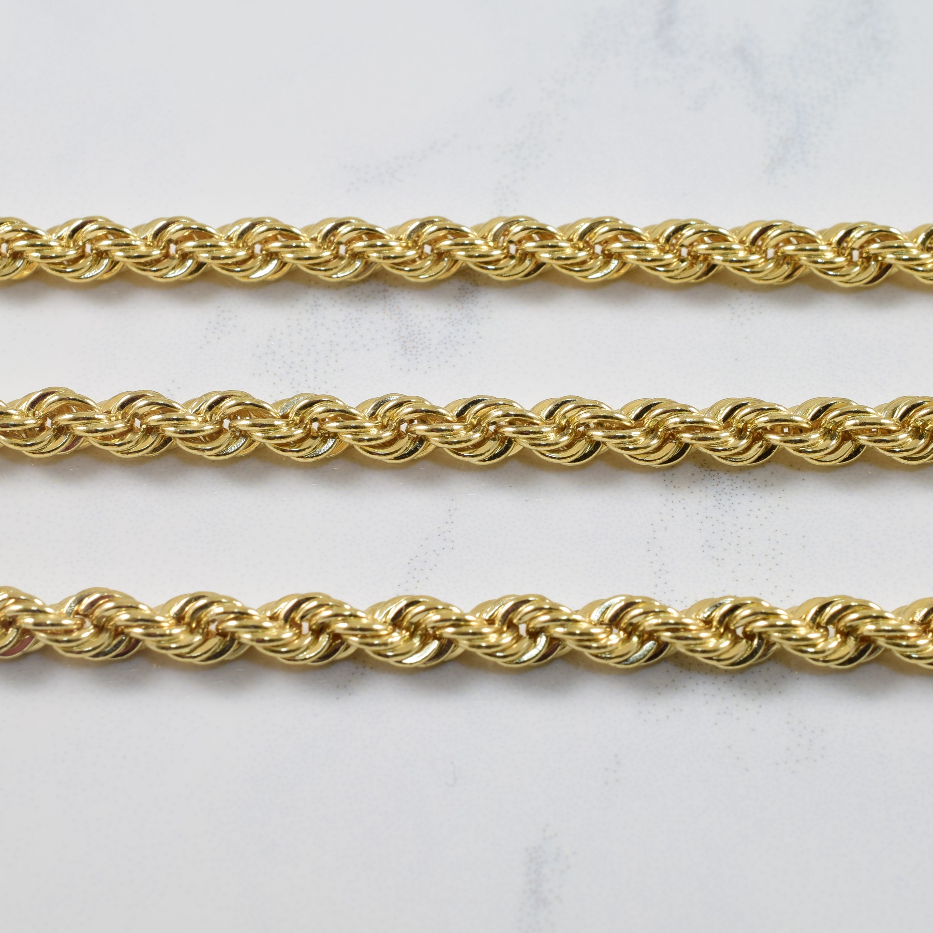 14k Yellow Gold Rope Chain | 20.5" |