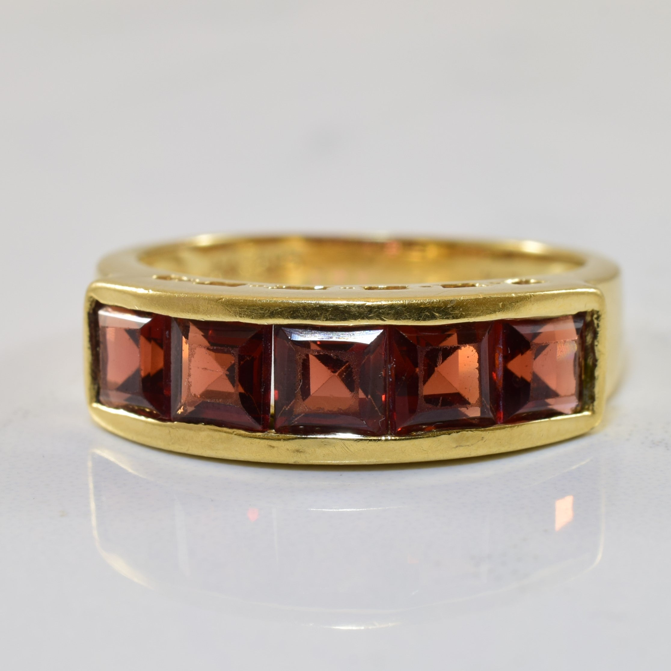 Channel Set Garnet Ring | 2.00ctw | SZ 7.25 |